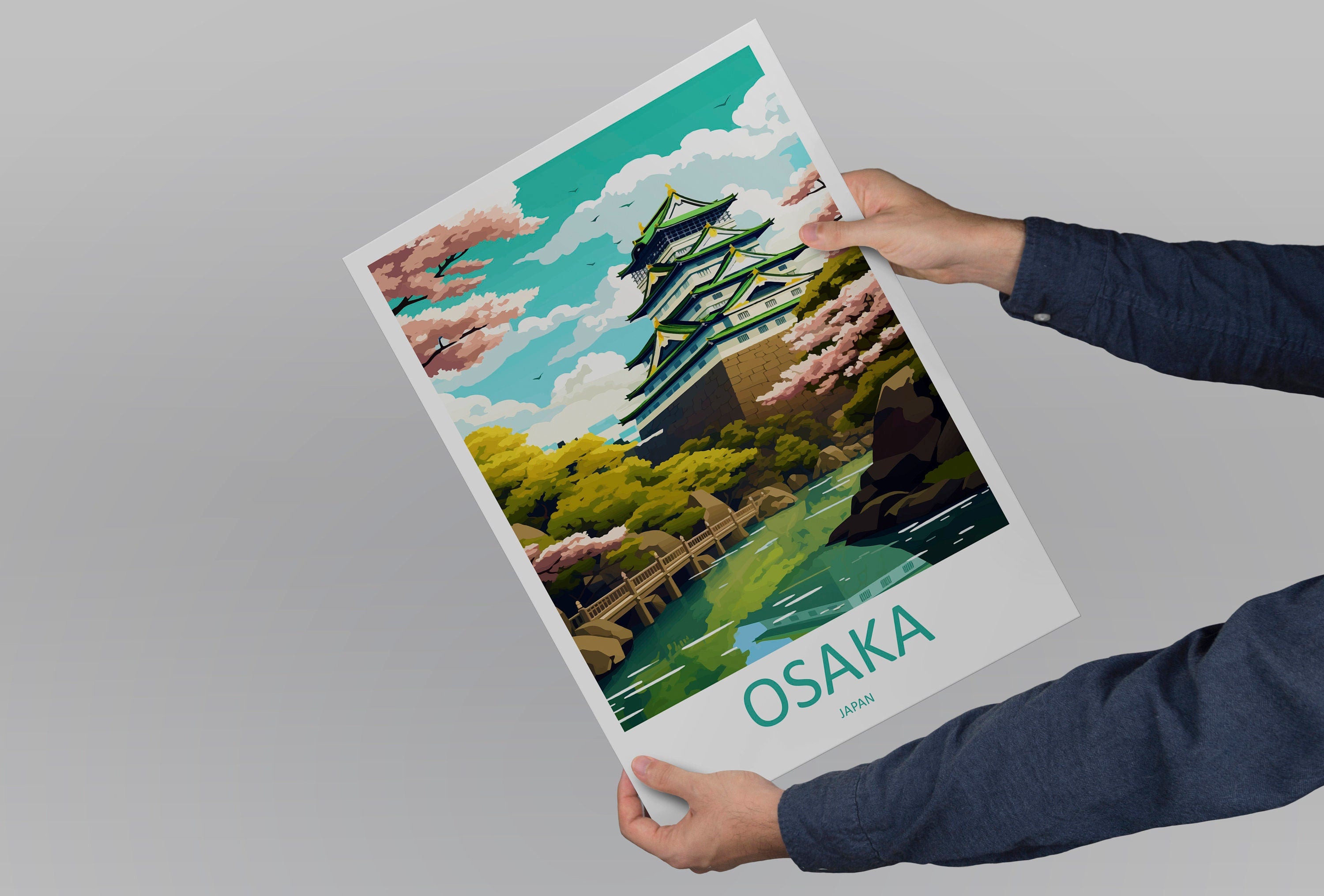 Osaka Travel Print