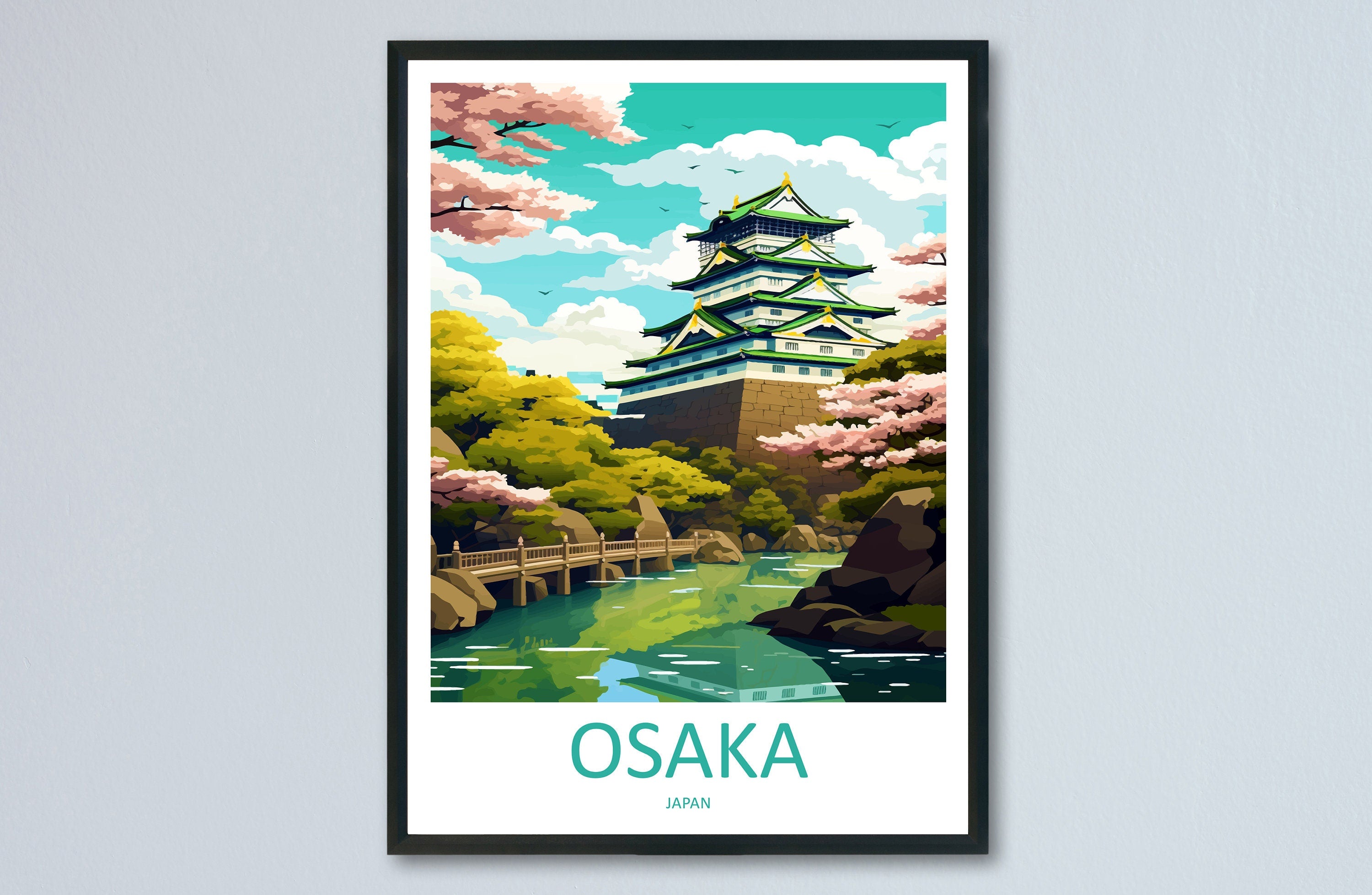 Osaka Travel Print