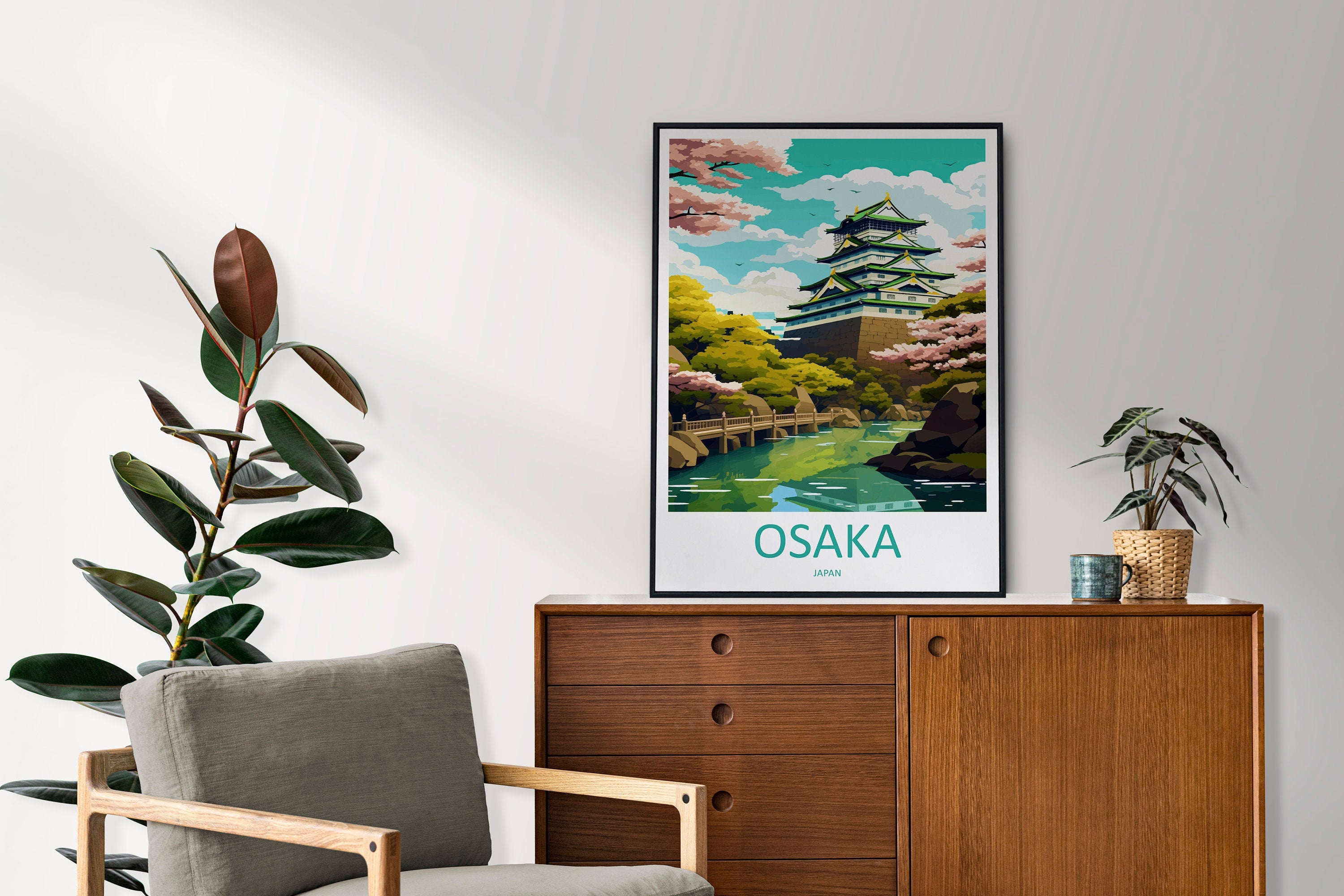 Osaka Travel Print