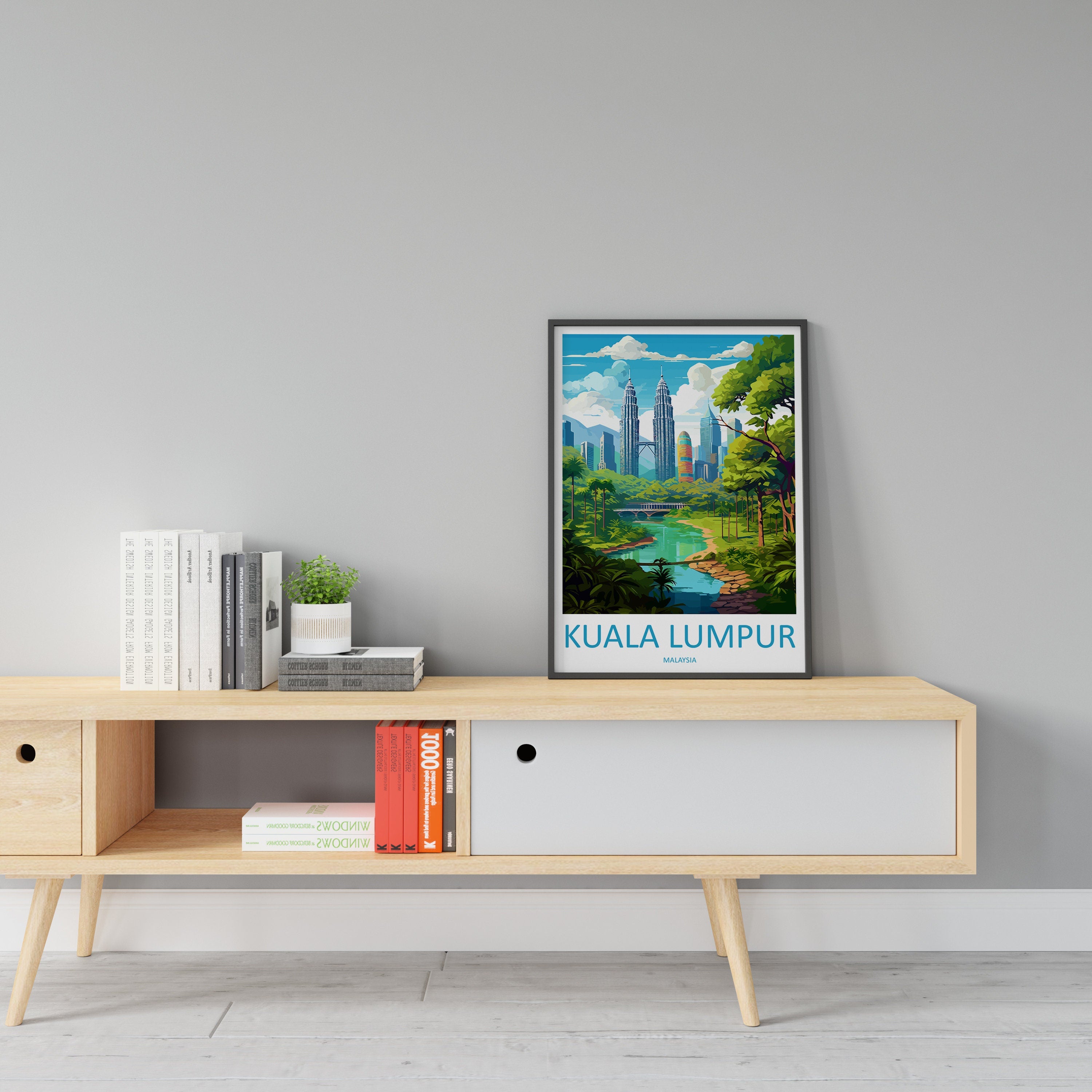 Kuala Lumpur Travel Print