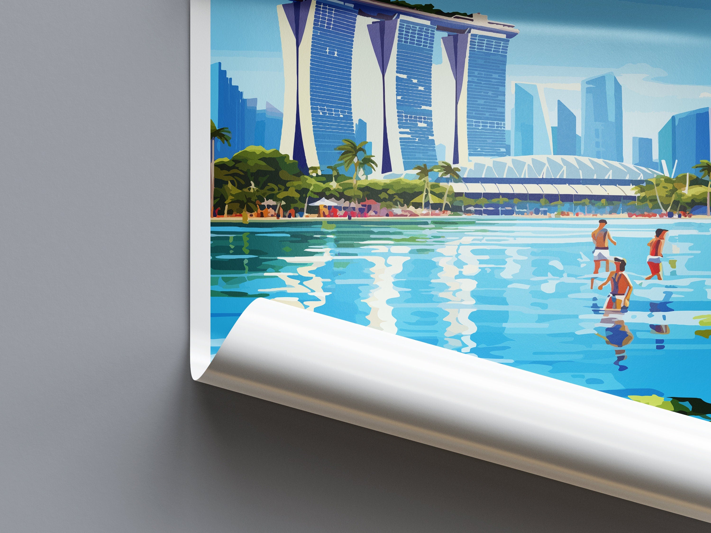 Marina Bay Sands Travel Print