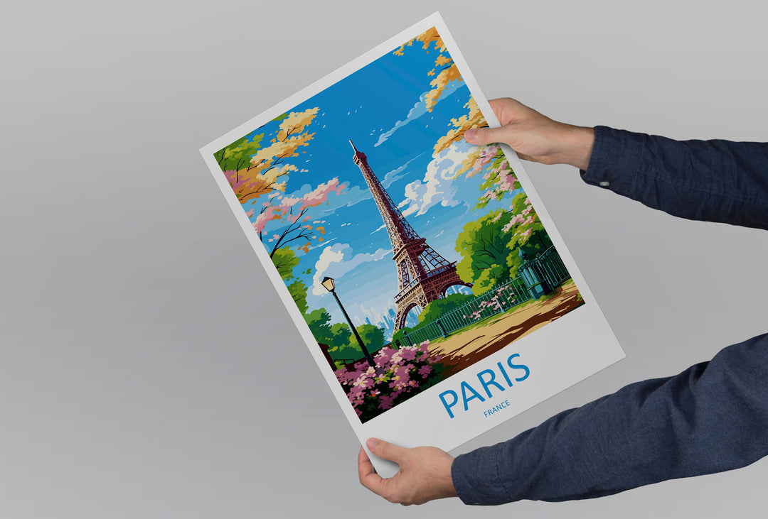 Paris Travel Print Wall Art Paris Wall Hanging Home Décor Paris Gift Art Lovers France Art Lover Gift Paris Print France Wall Art Décor