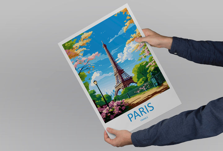 Paris Travel Print Wall Art Paris Wall Hanging Home Décor Paris Gift Art Lovers France Art Lover Gift Paris Print France Wall Art Décor