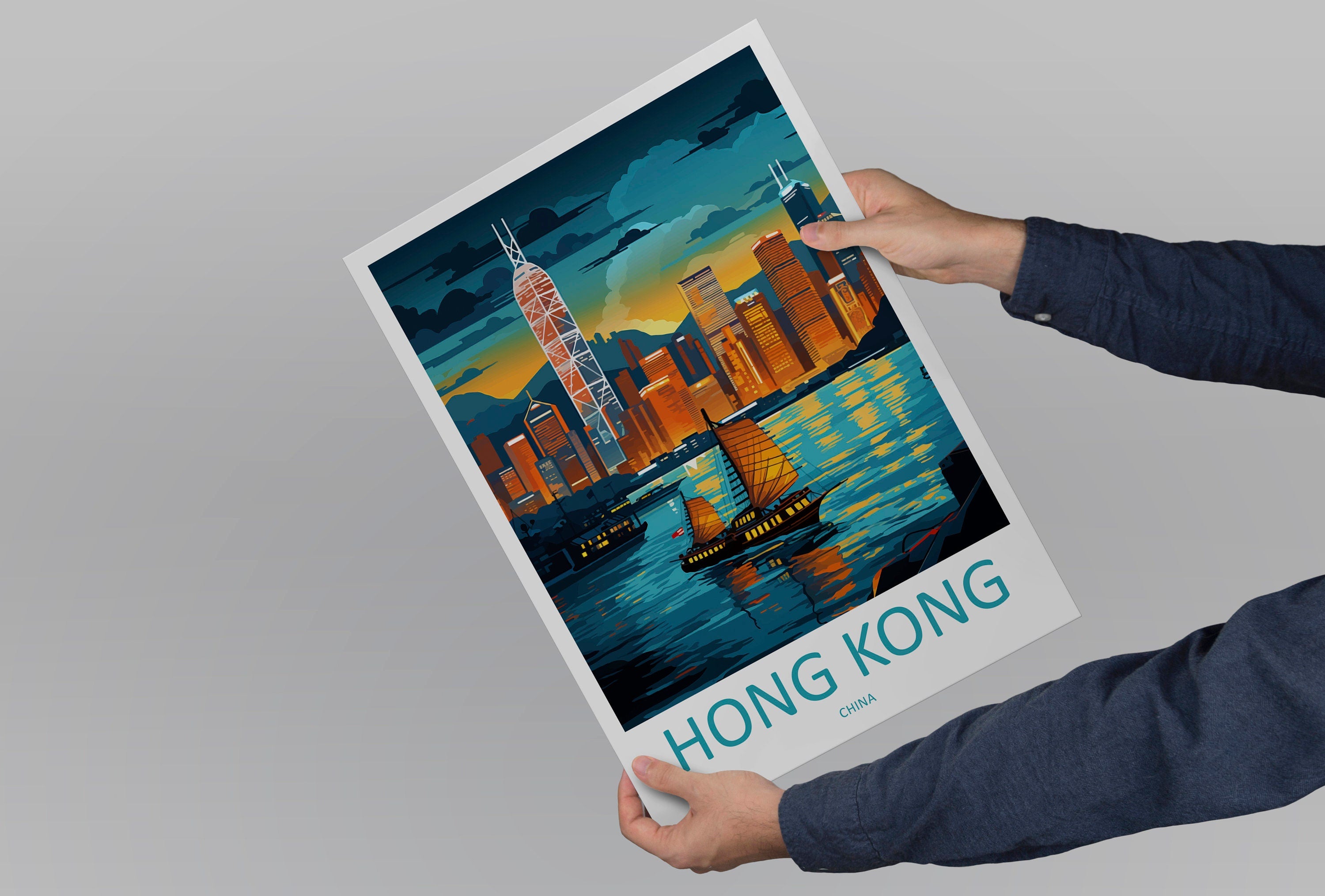 Hong Kong Travel Print