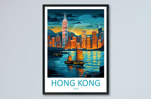 Hong Kong Travel Print