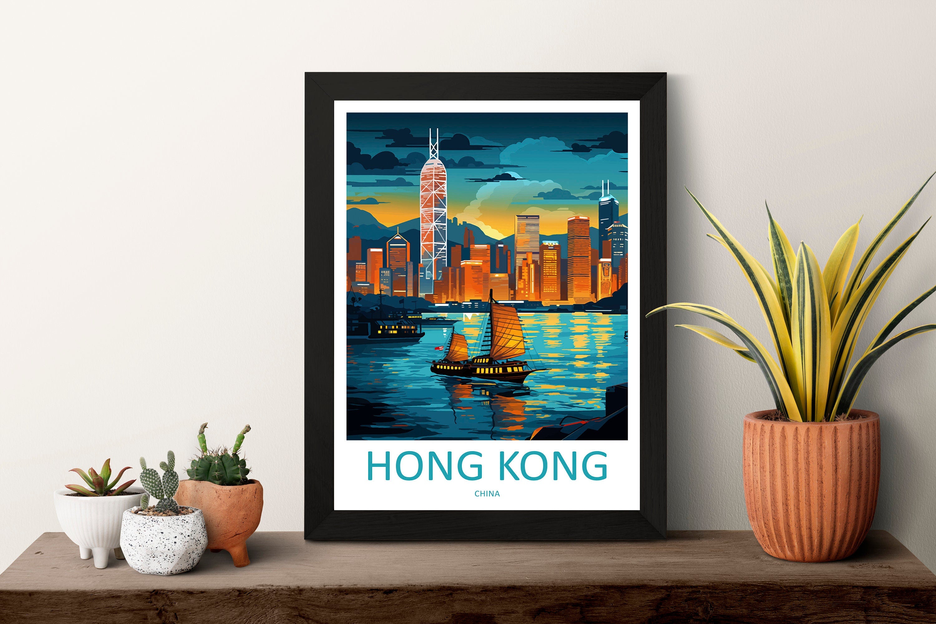 Hong Kong Travel Print