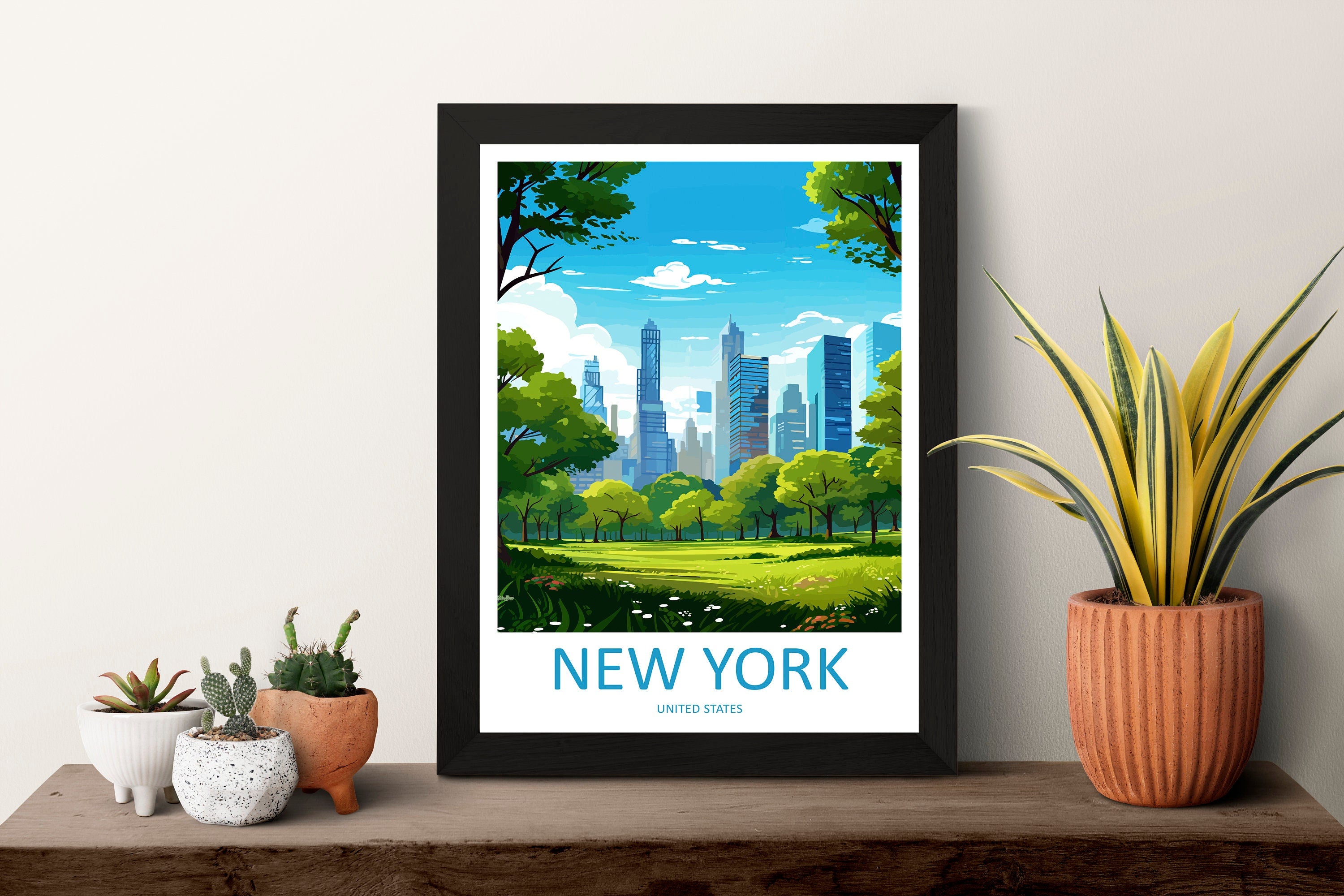 New York Travel Print