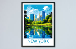 New York Travel Print