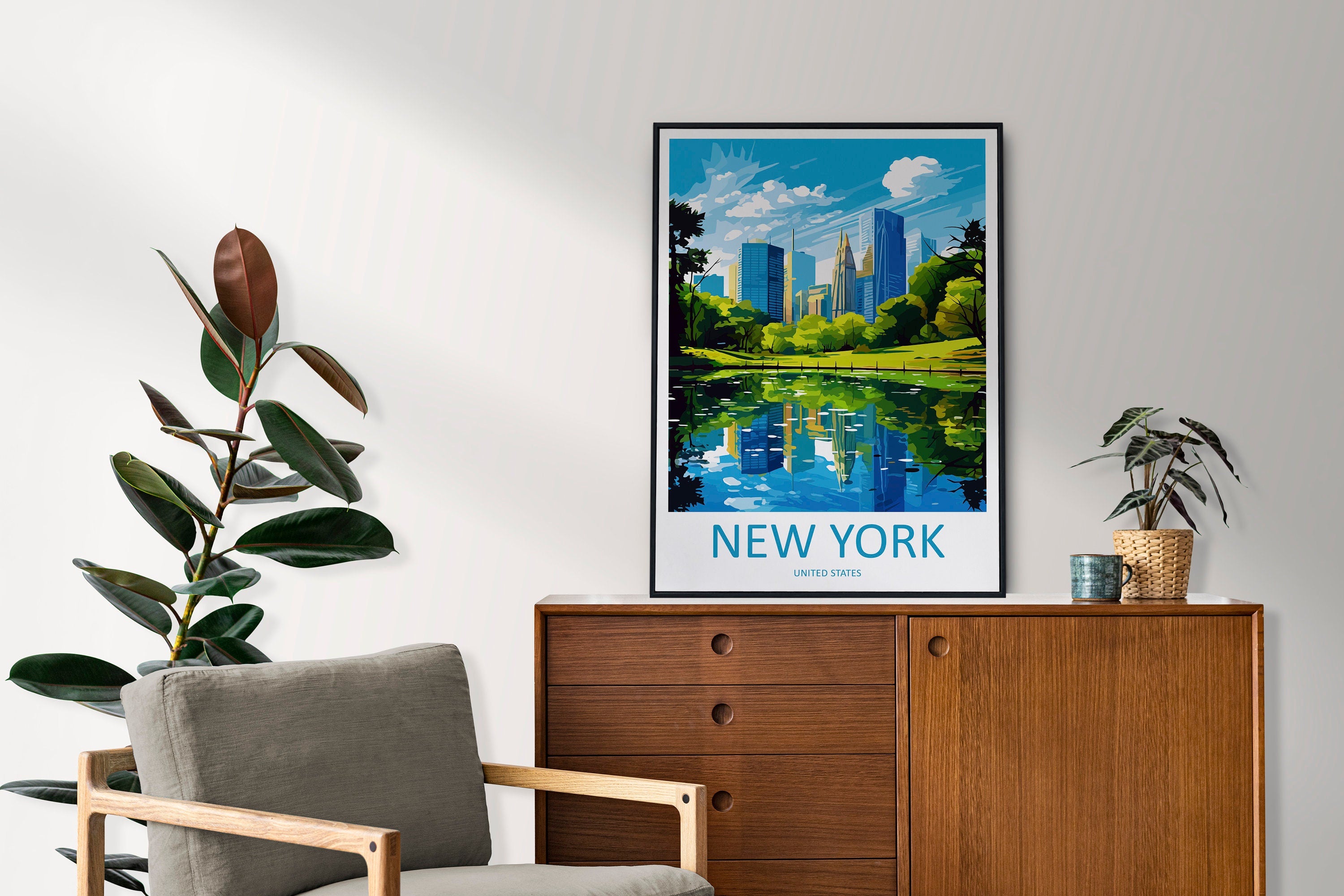 New York Travel Print