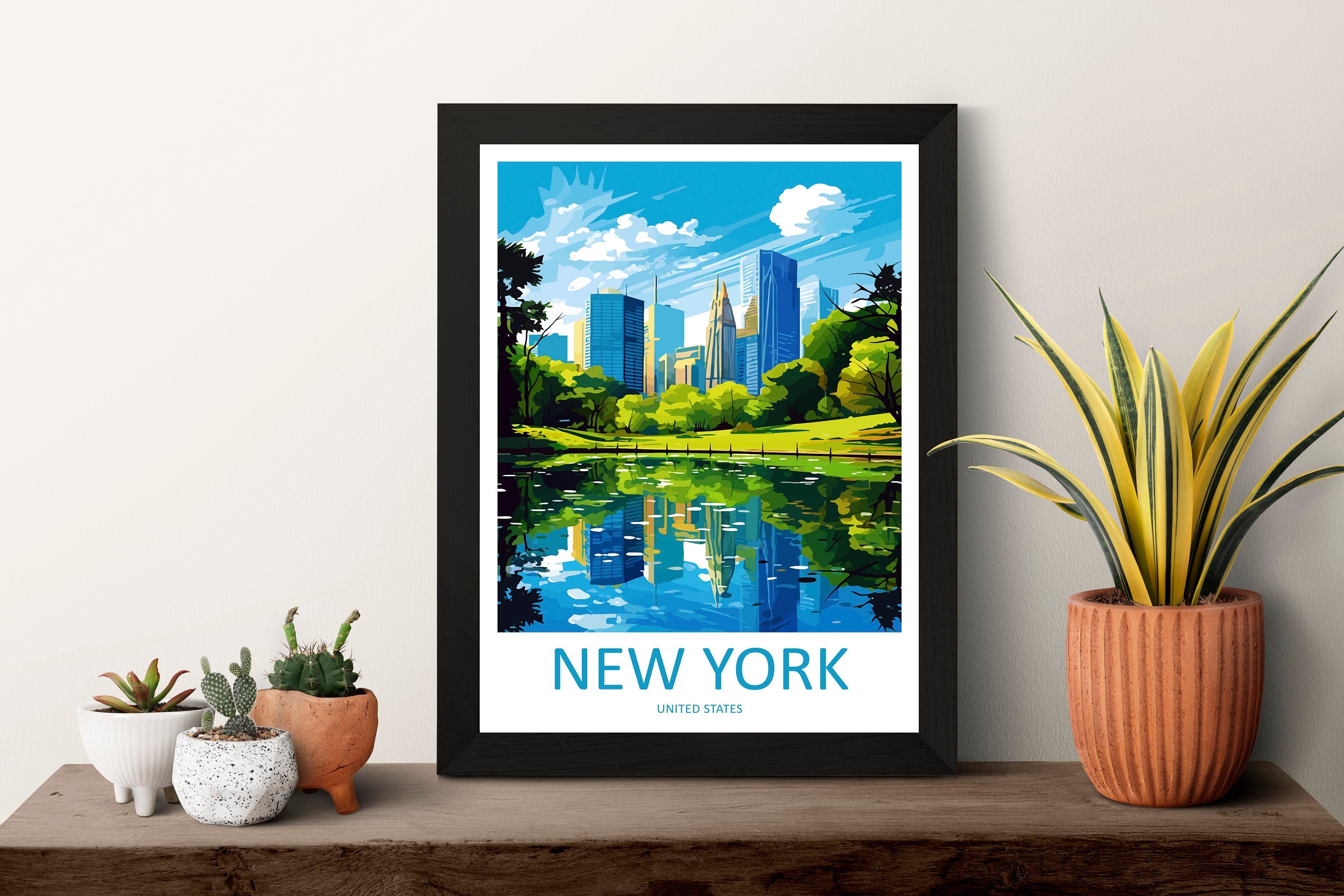 New York Travel Print