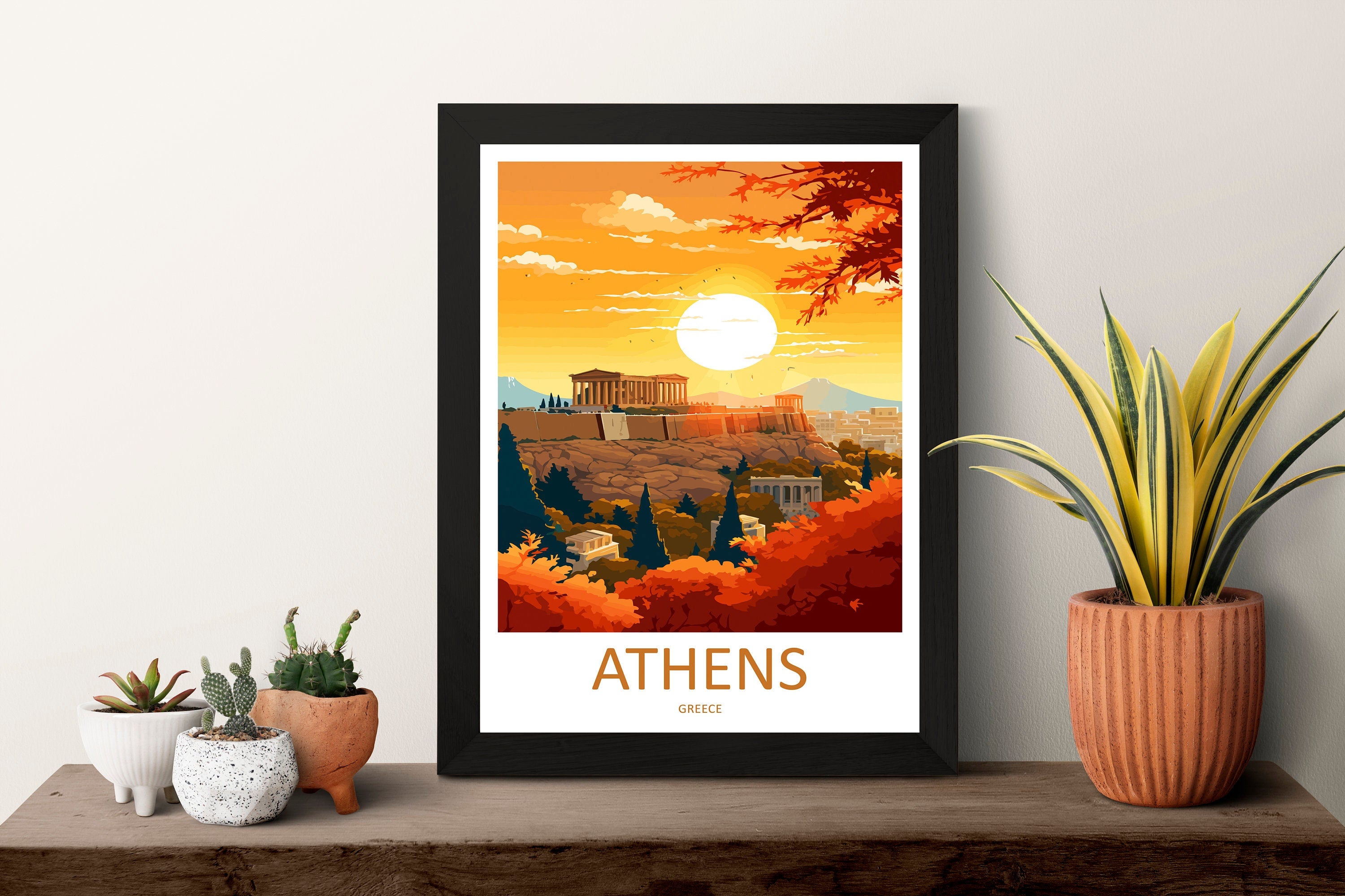 Athens Travel Print