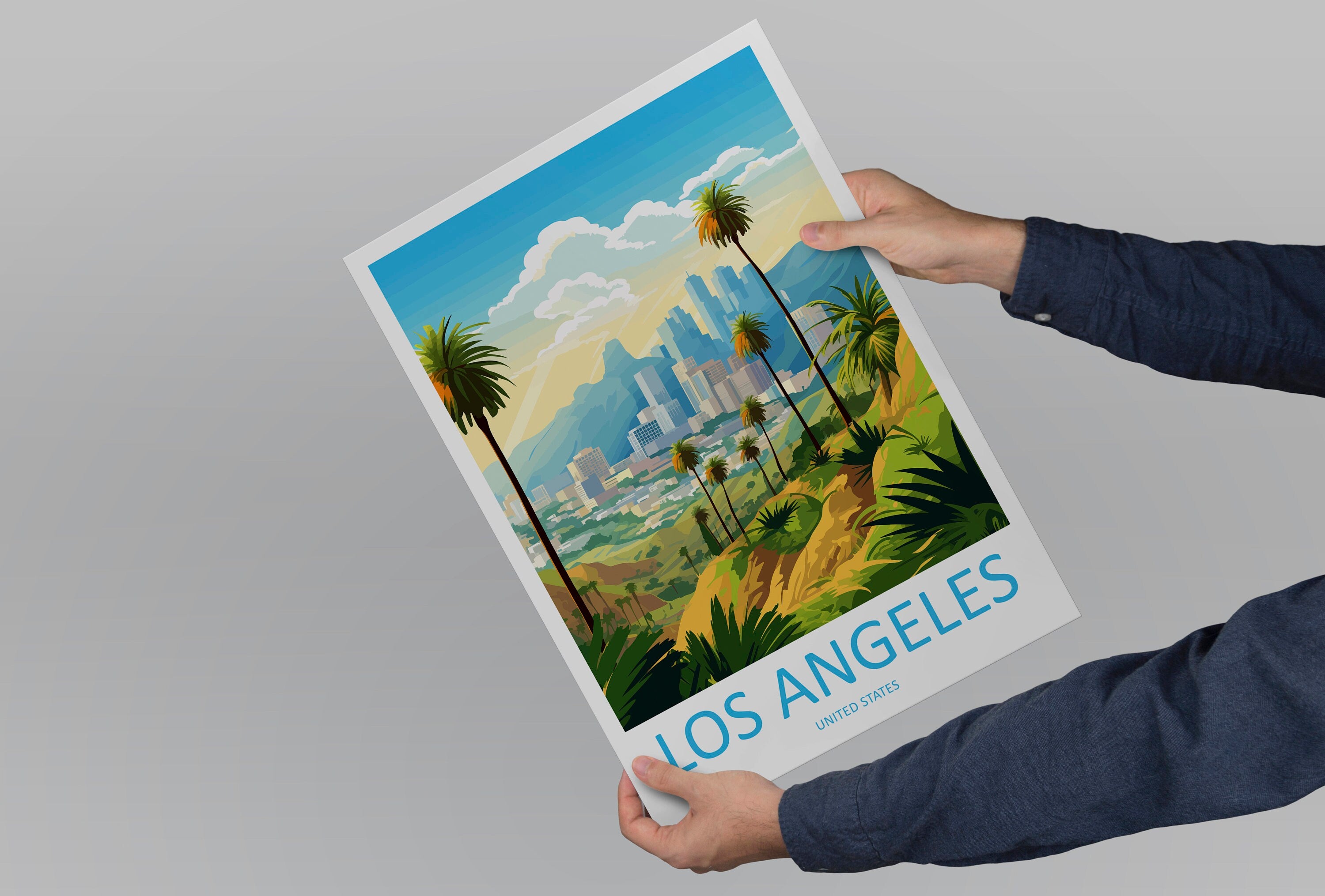 Los Angeles Travel Print