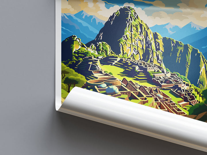 Machu Picchu Travel Print Wall Art Machu Picchu Wall Hanging Home Décor Machu Picchu Gift Art Lovers Peru Art Lover Gift Peru