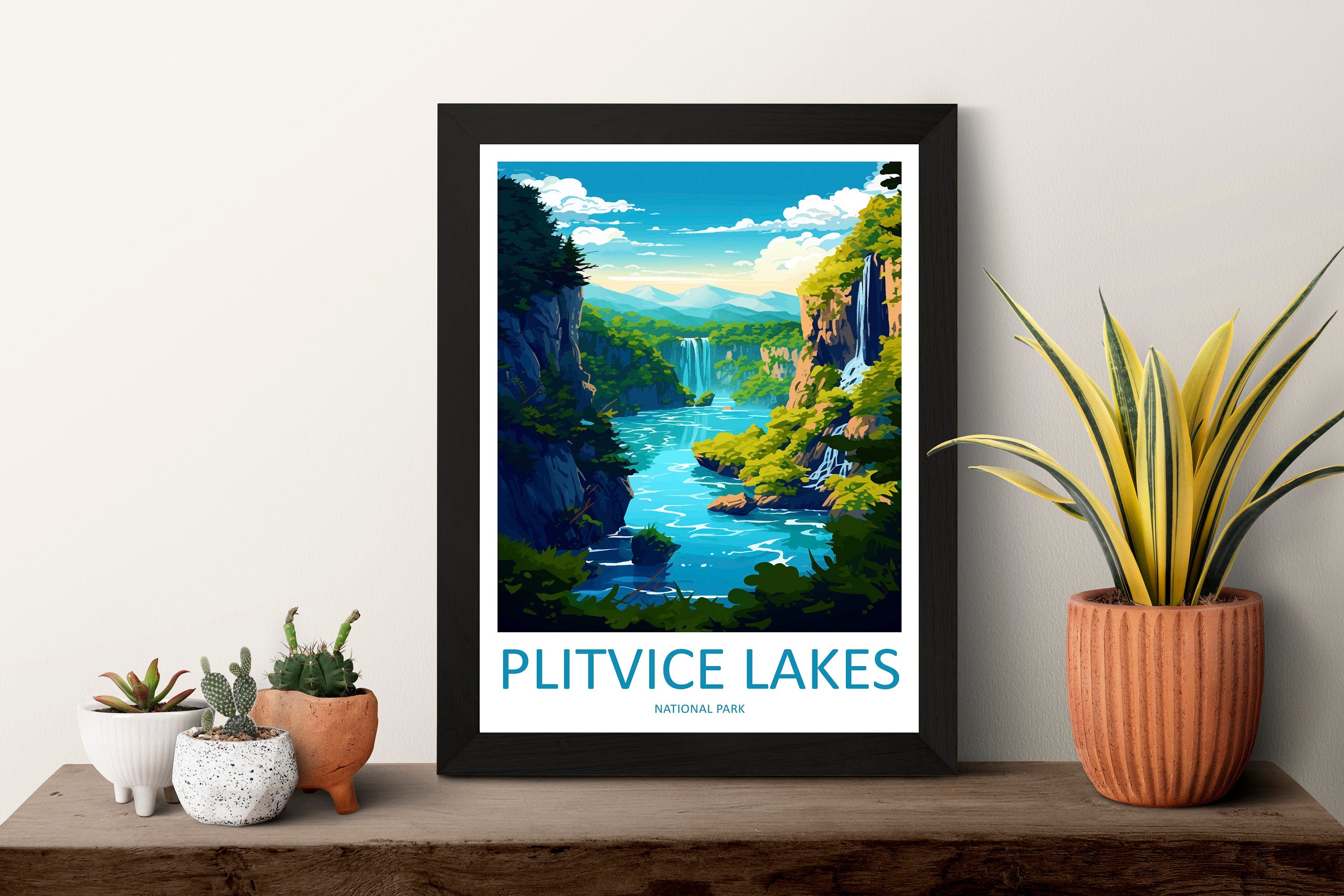 Plitvice Lake National Park Travel Print