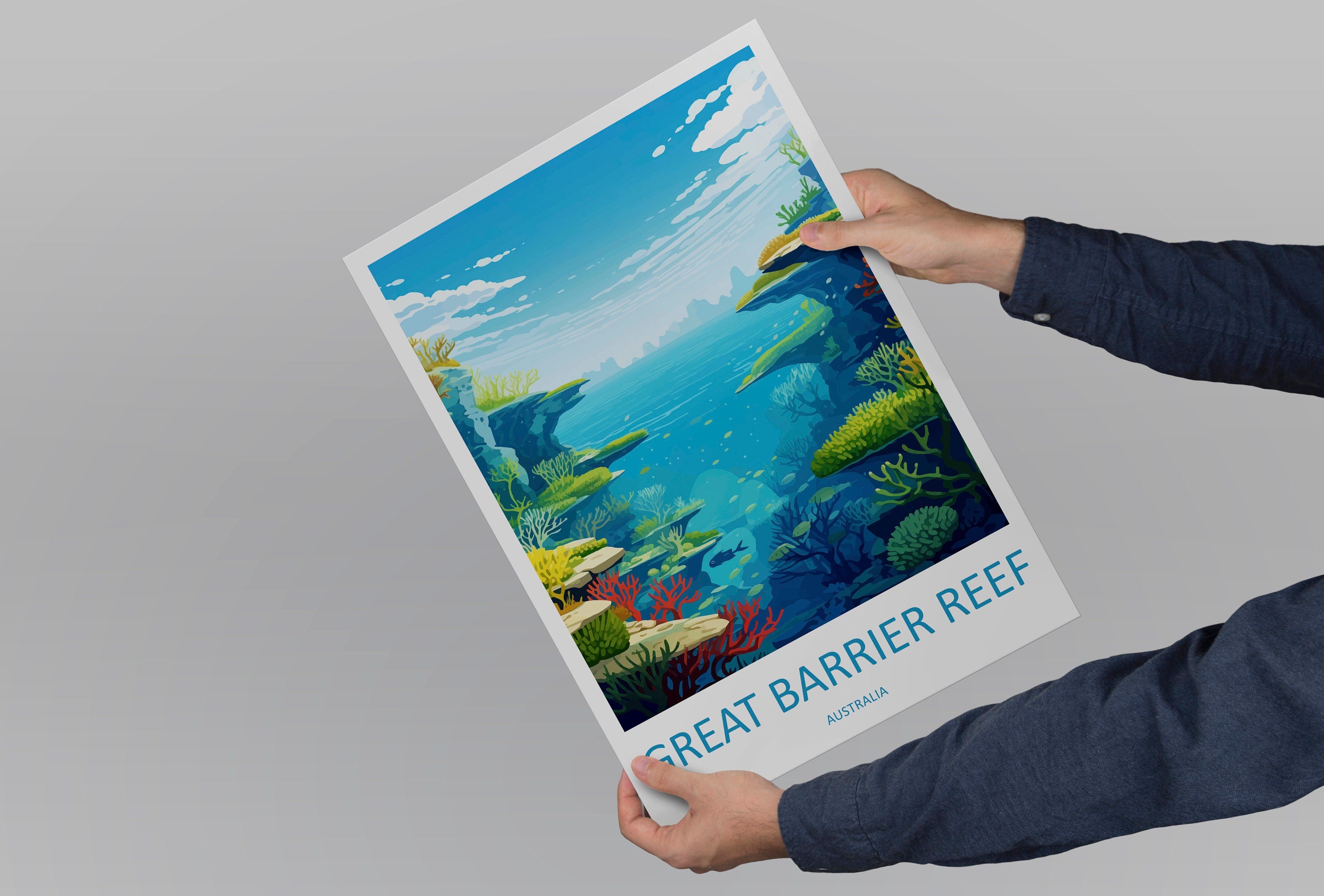 Great Barrier Reef Travel Print