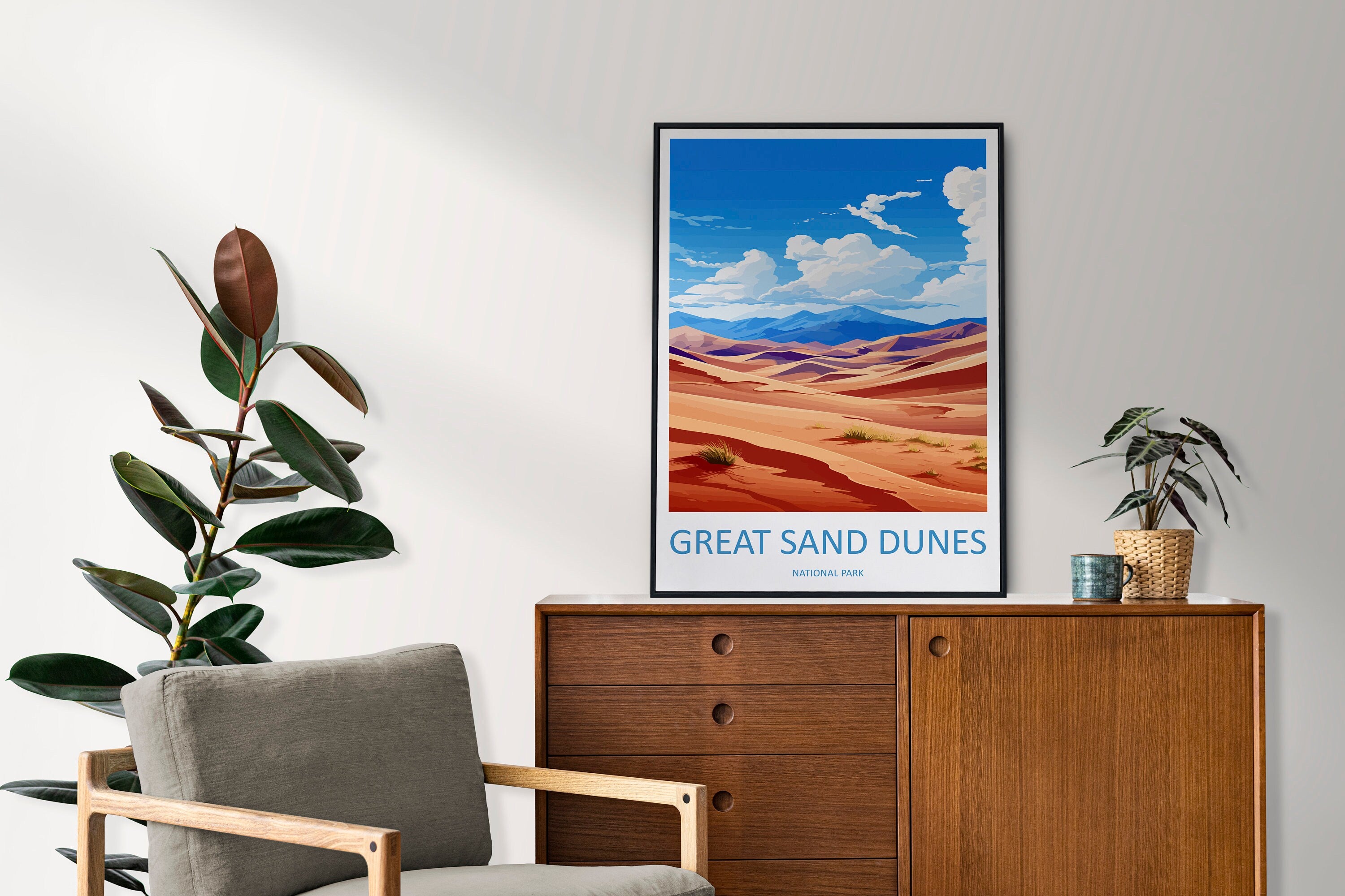 Great Sand Dunes National Park Travel Print