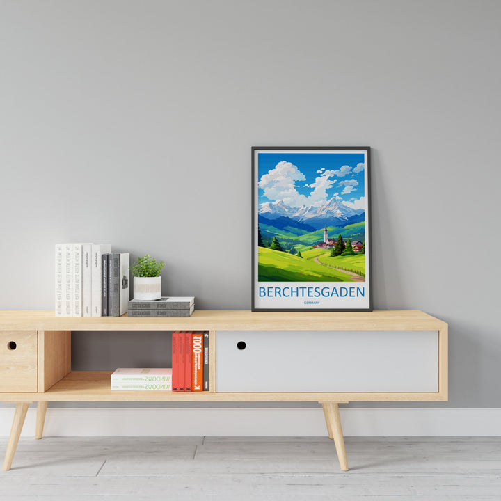 Berchtesgaden Travel Print Wall Art Berchtesgaden Wall Hanging Home Décor Berchtesgaden Gift Art Lovers Germany Art Lover Gift Berchtesgaden