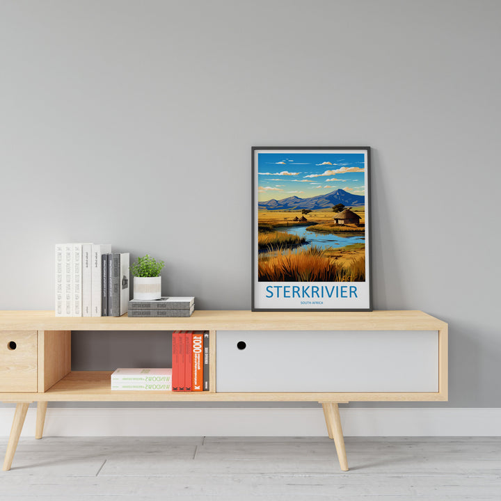 Sterkrivier Travel Print Wall Art South Africa Wall Hanging Home Décor Sterkrivier Gift Art Lovers South Africa Art Print Wall Décor Art