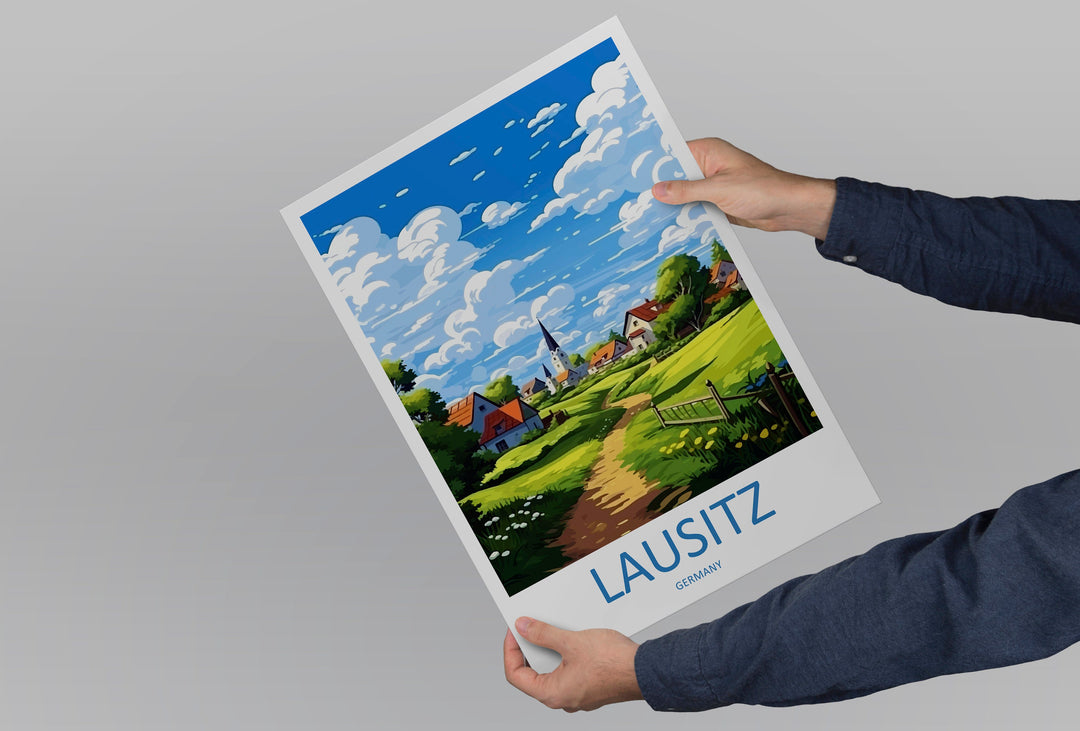 Lausitz Travel Print Lausitz Home Décor Germany Art Print Germany Lausitz Wall Print For Lausitz Gift