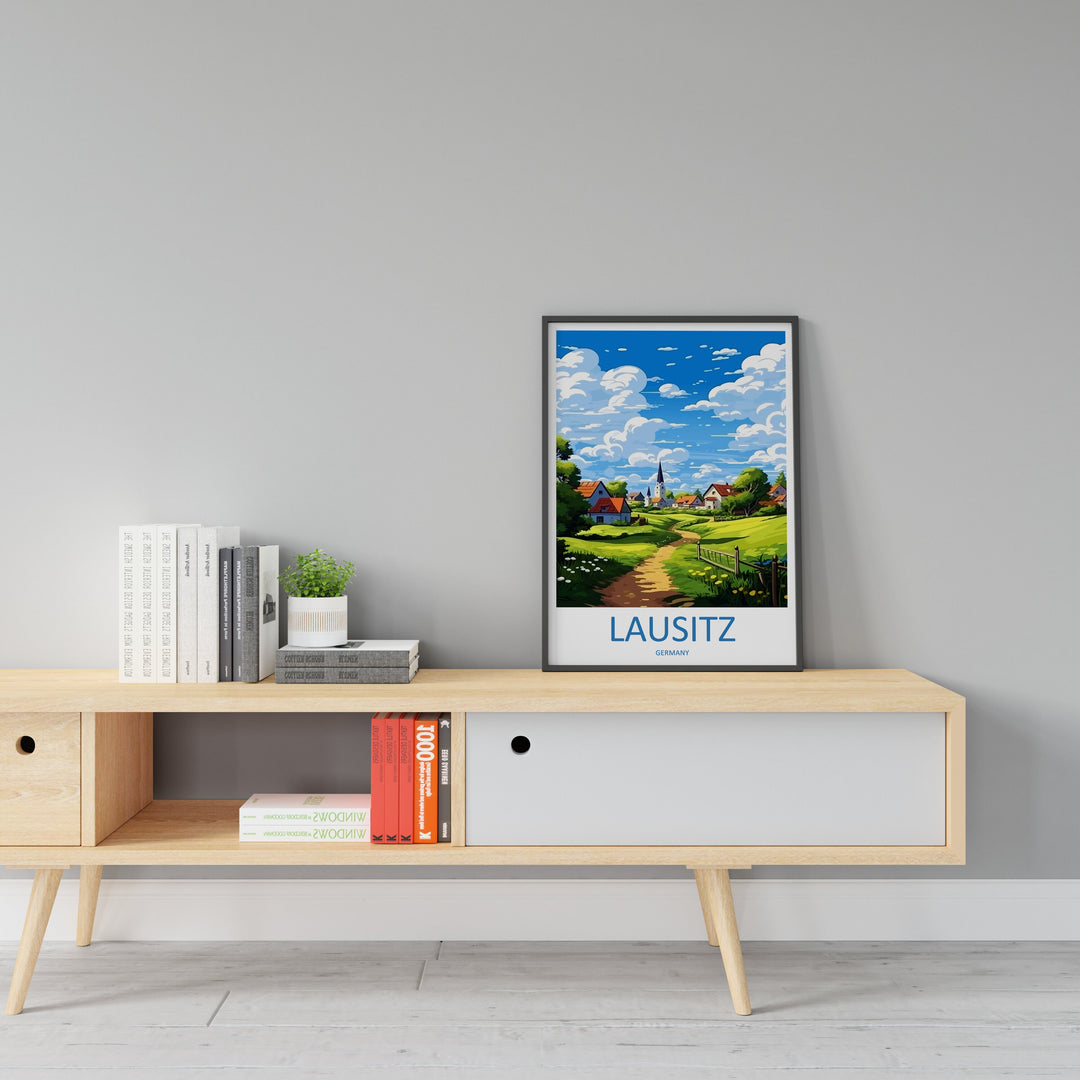 Lausitz Travel Print Lausitz Home Décor Germany Art Print Germany Lausitz Wall Print For Lausitz Gift