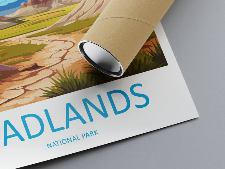 Badlands National Park Travel Print Wall Art Badlands National Park Wall Hanging Home Décor Badlands National Park Gift Art Lovers