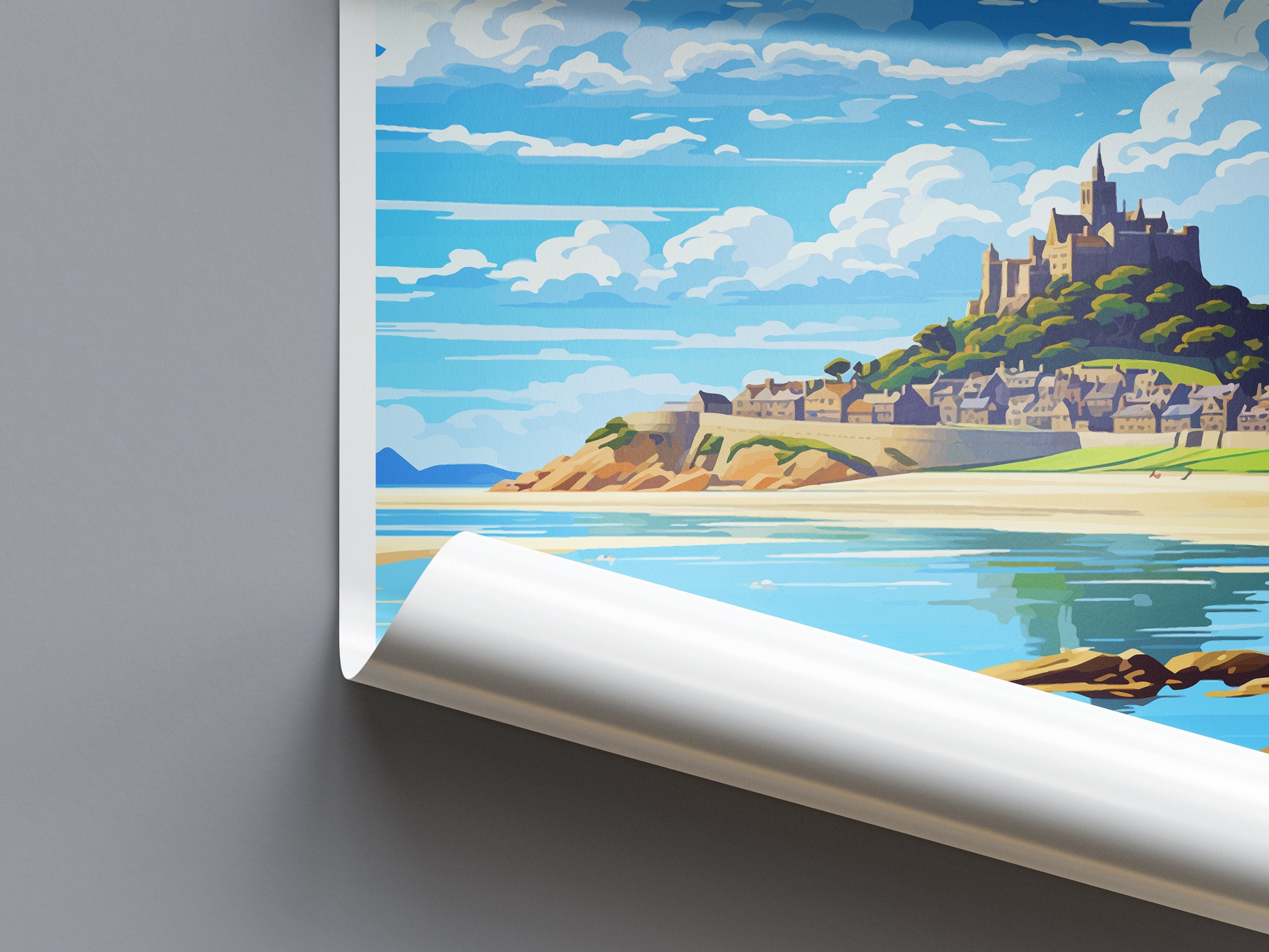 Marazion Travel Print