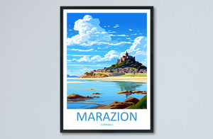 Marazion Travel Print