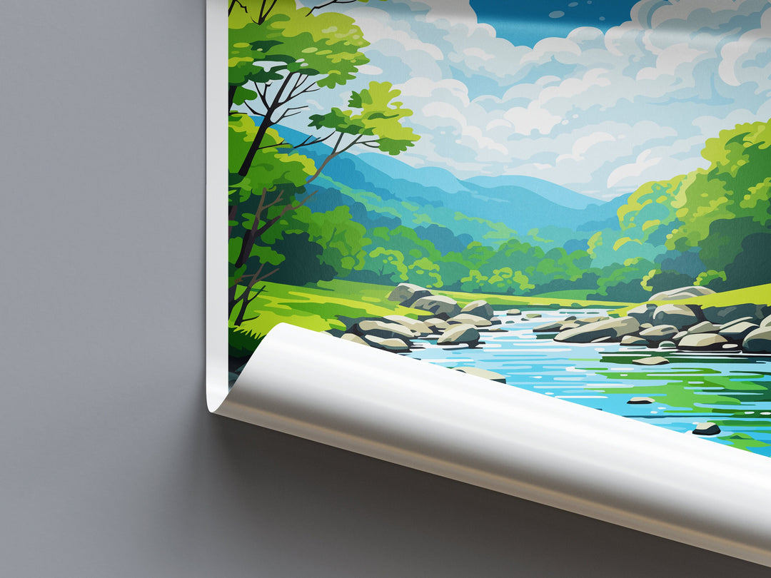 Golitha Falls Travel Print Wall Art Golitha Falls Wall Hanging Home Décor Golitha Falls Gift Art Lovers England Art Lover Gift Golitha Falls