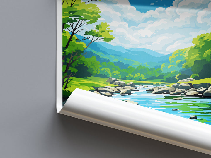 Golitha Falls Travel Print Wall Art Golitha Falls Wall Hanging Home Décor Golitha Falls Gift Art Lovers England Art Lover Gift Golitha Falls