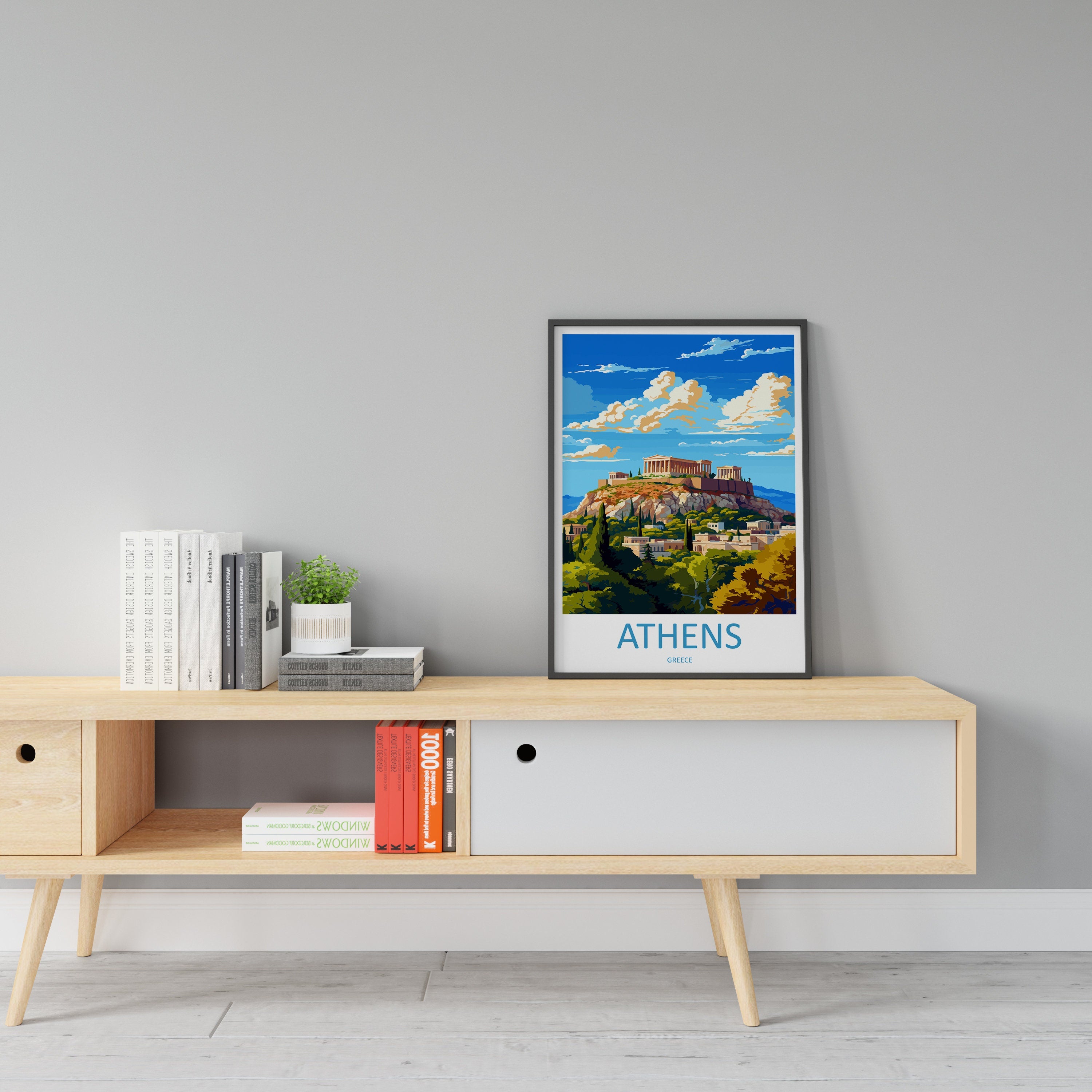 Athens Travel Print