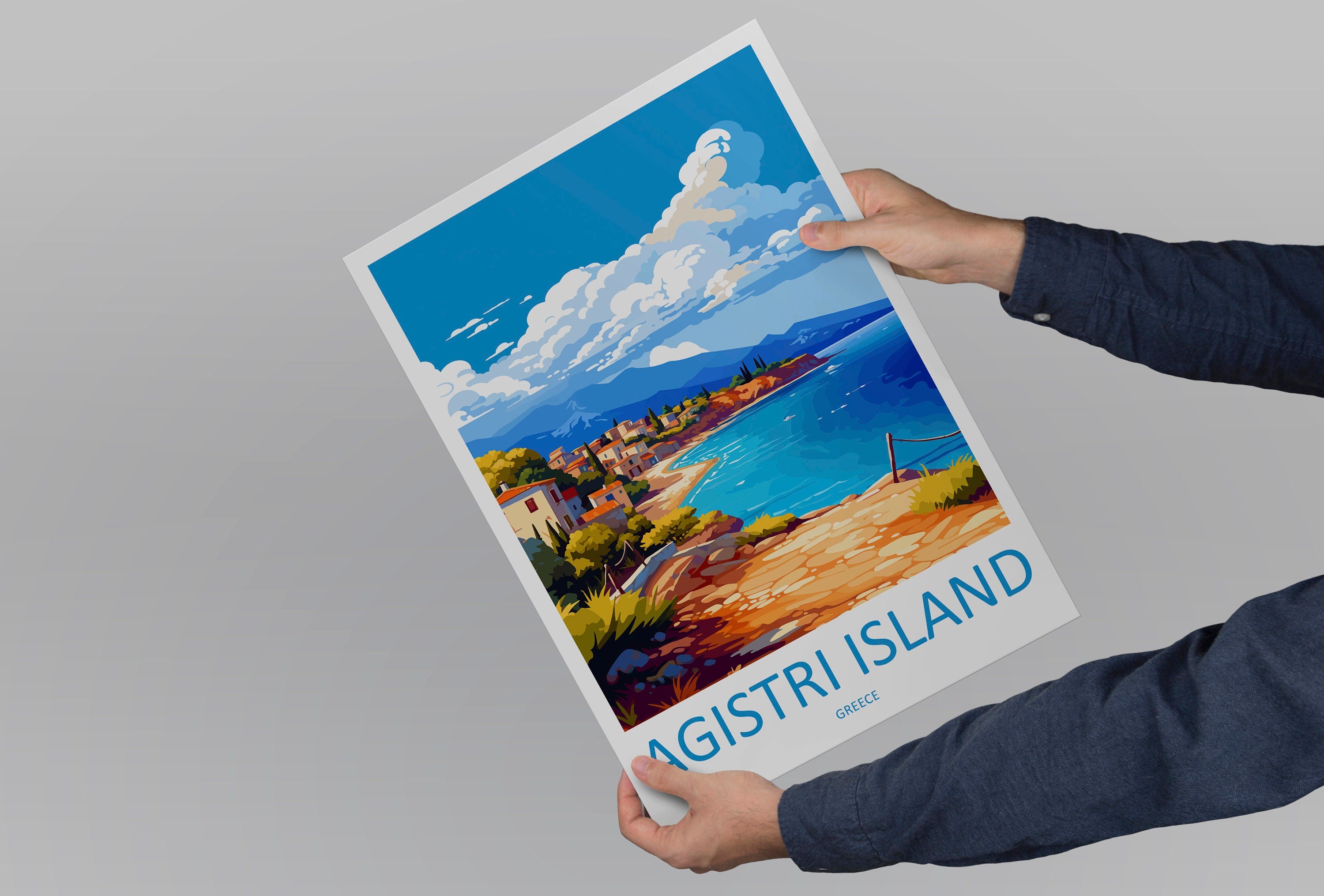 Agistri Island Travel Print