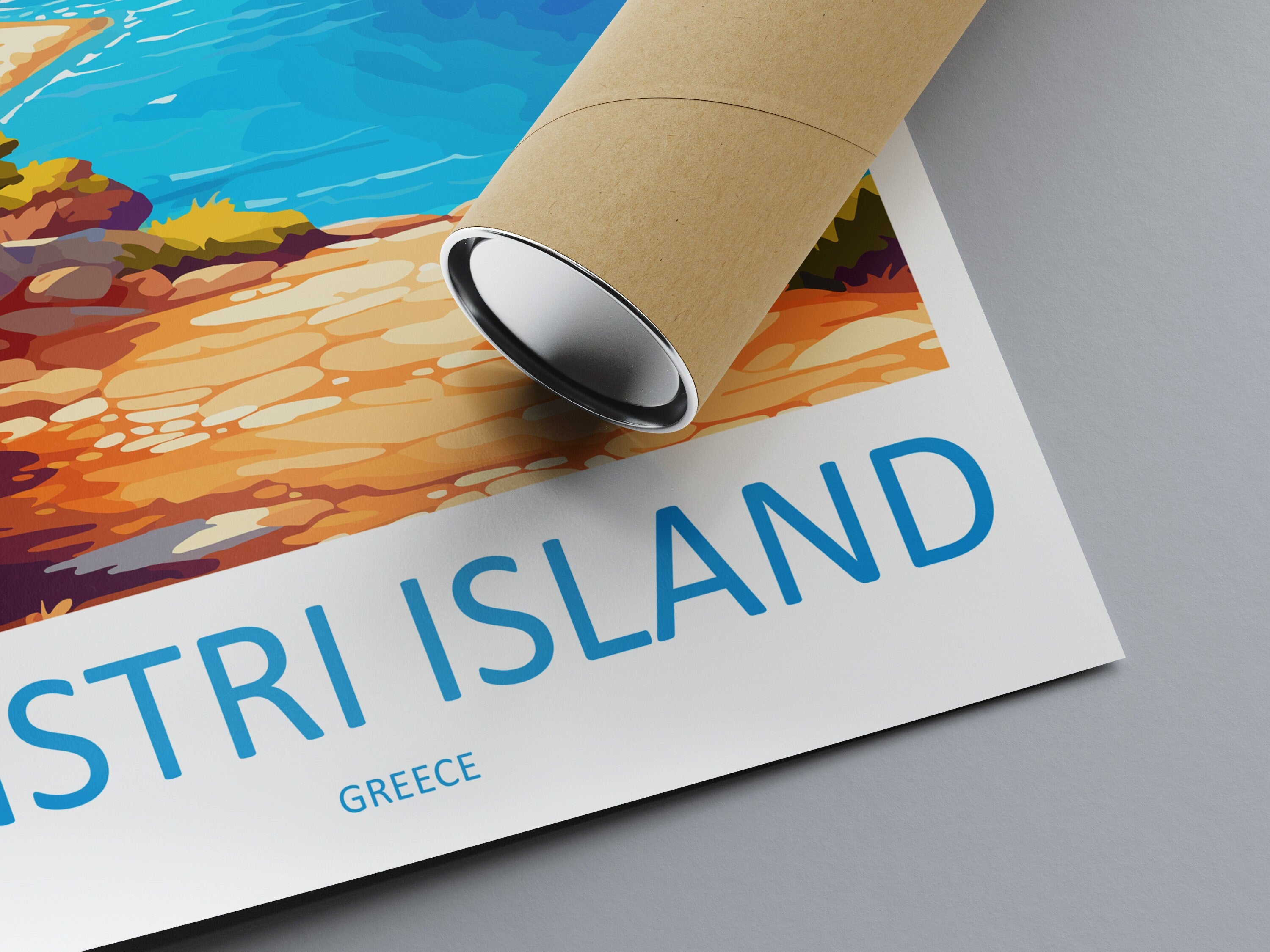 Agistri Island Travel Print