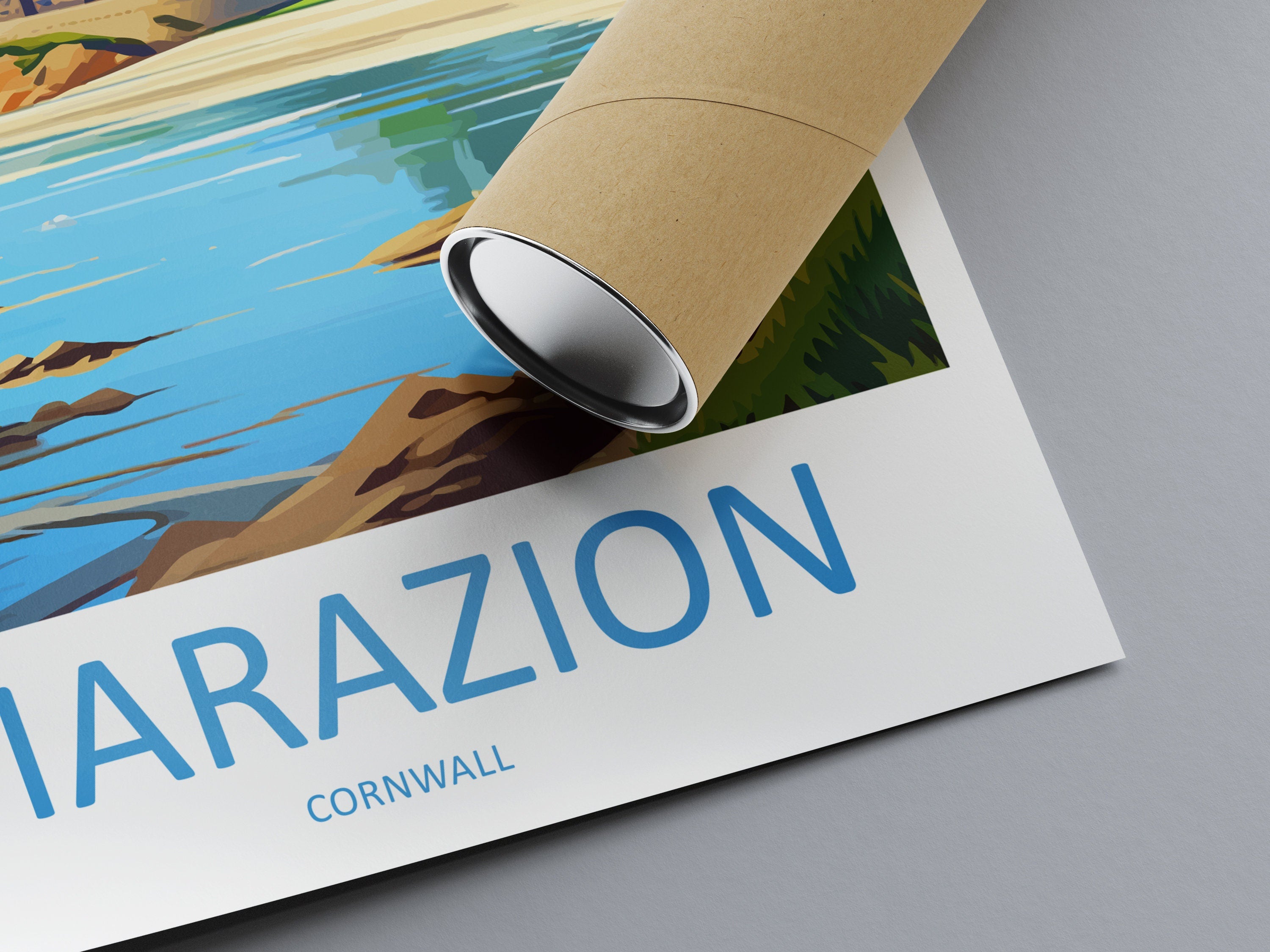 Marazion Travel Print