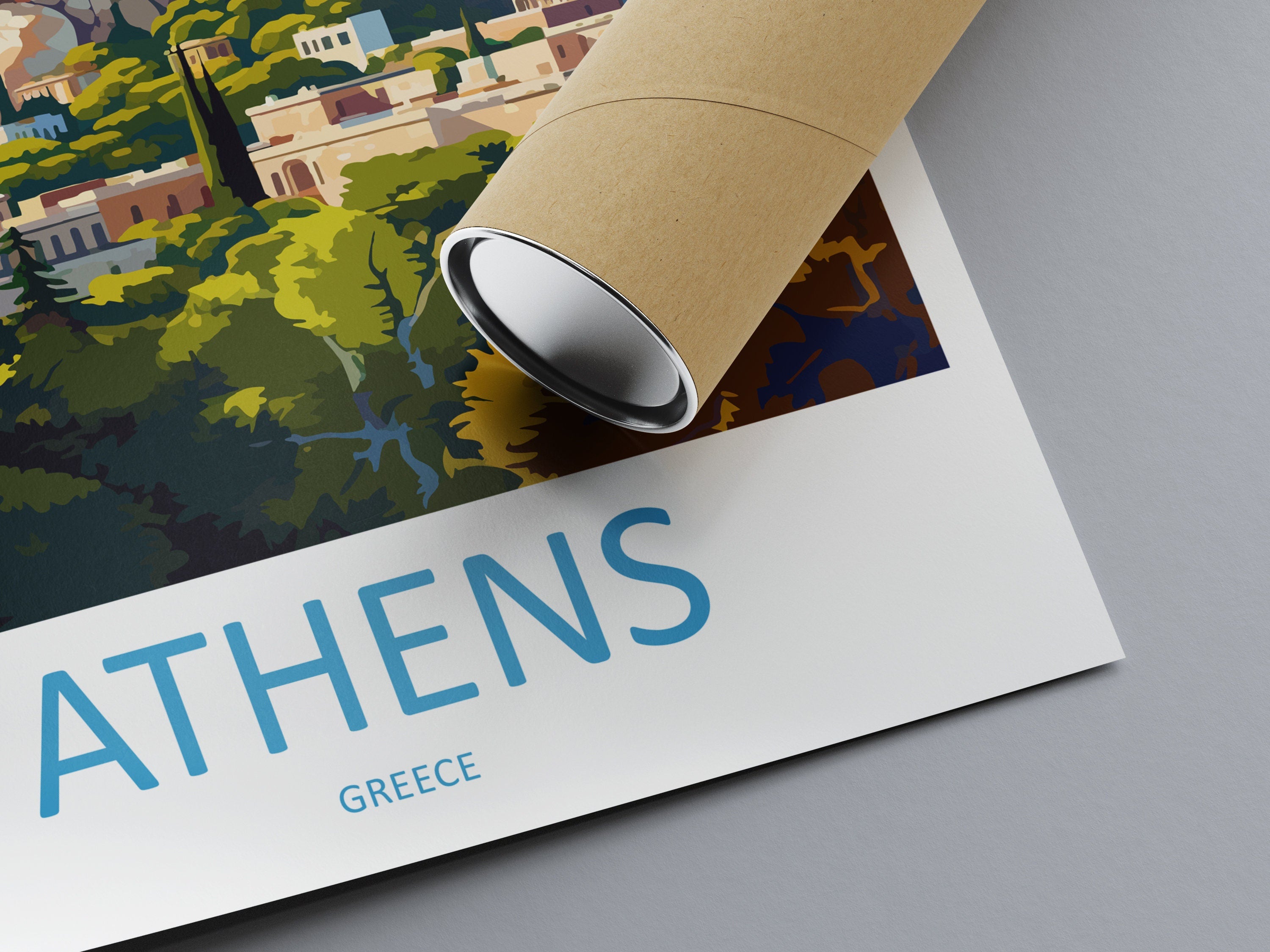 Athens Travel Print