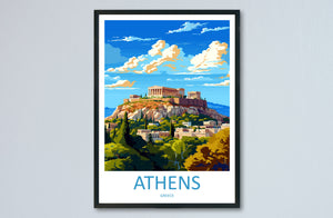 Athens Travel Print