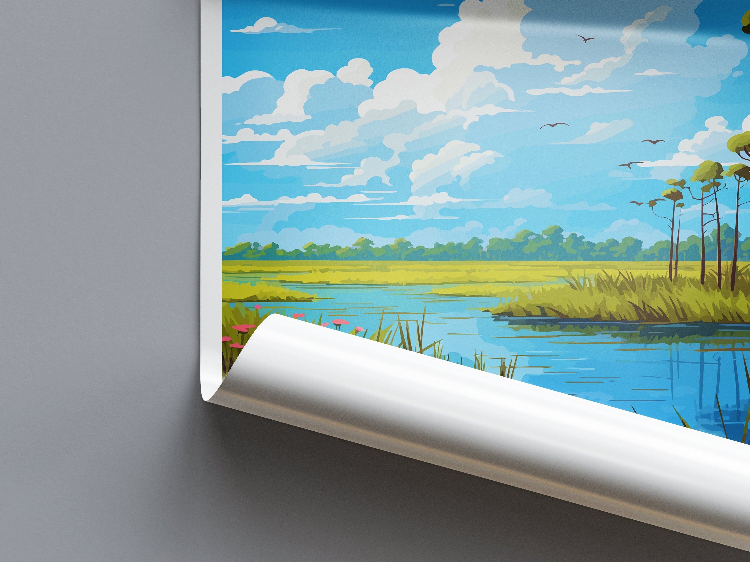 Everglades National Park Travel Print Wall Art Everglades National Park Wall Hanging Home Décor Everglades National Park Gift Art Lovers