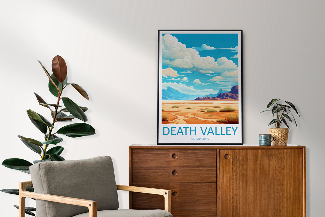 Death Valley National Park Travel Print Wall Art Death Valley Wall Hanging Home Décor Death Valley Gift Art Lovers California Art Lover Gift
