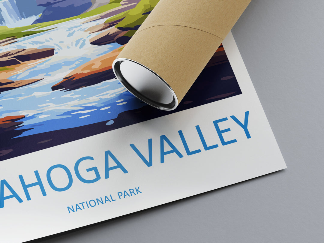 Cuyahoga Valley National Park Travel Print Wall Art Cuyahoga Valley Wall Hanging Home Décor Cuyahoga Valley Gift Art Lovers Art Lover Gift