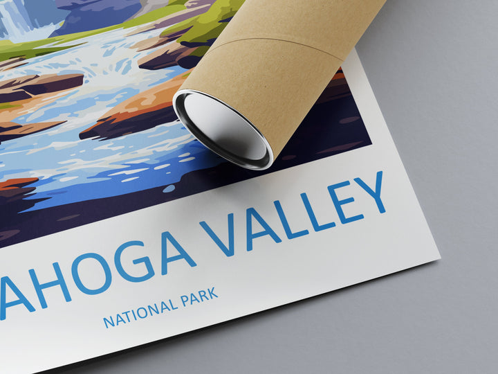 Cuyahoga Valley National Park Travel Print Wall Art Cuyahoga Valley Wall Hanging Home Décor Cuyahoga Valley Gift Art Lovers Art Lover Gift