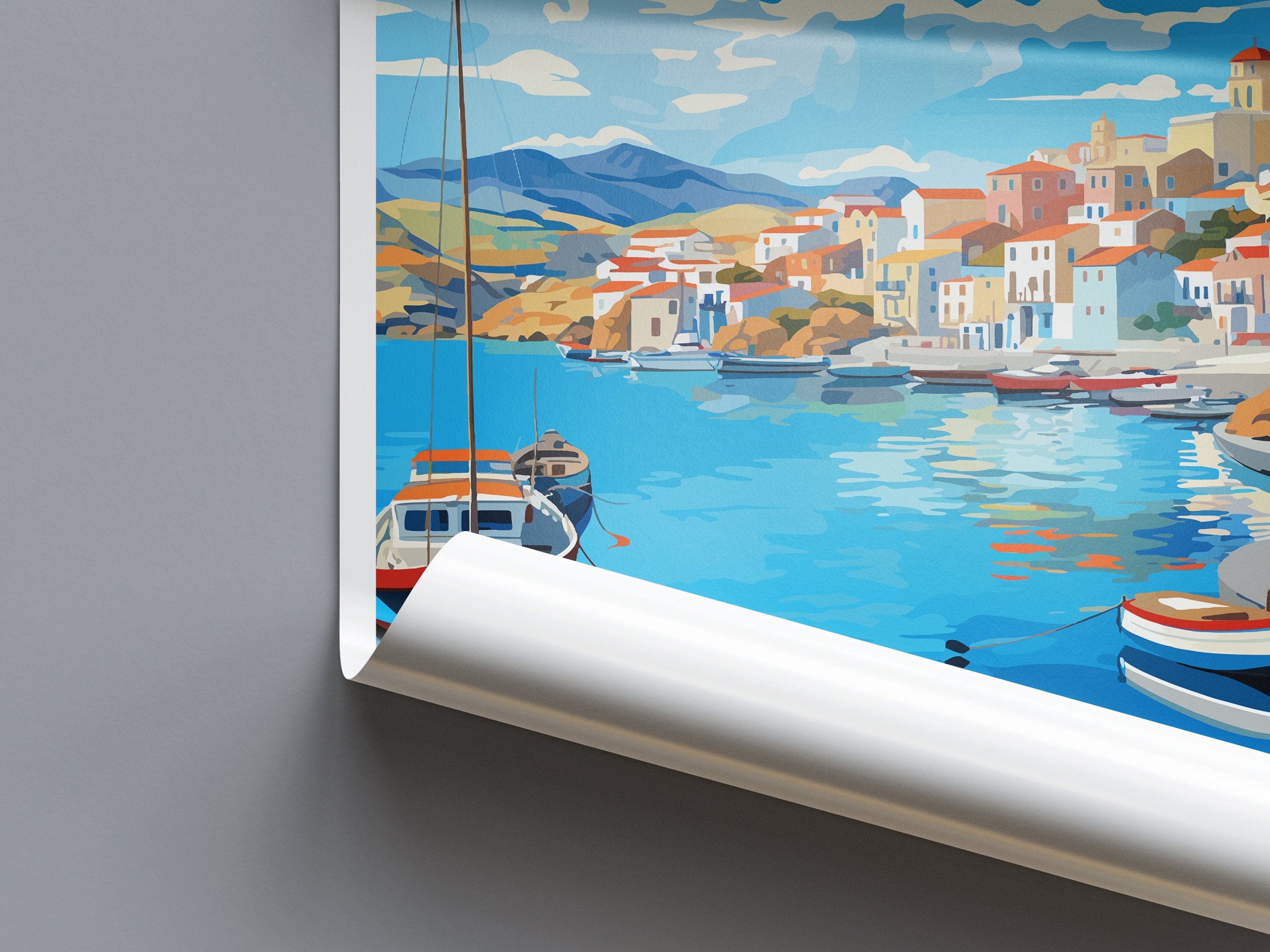 Lemnos Travel Print