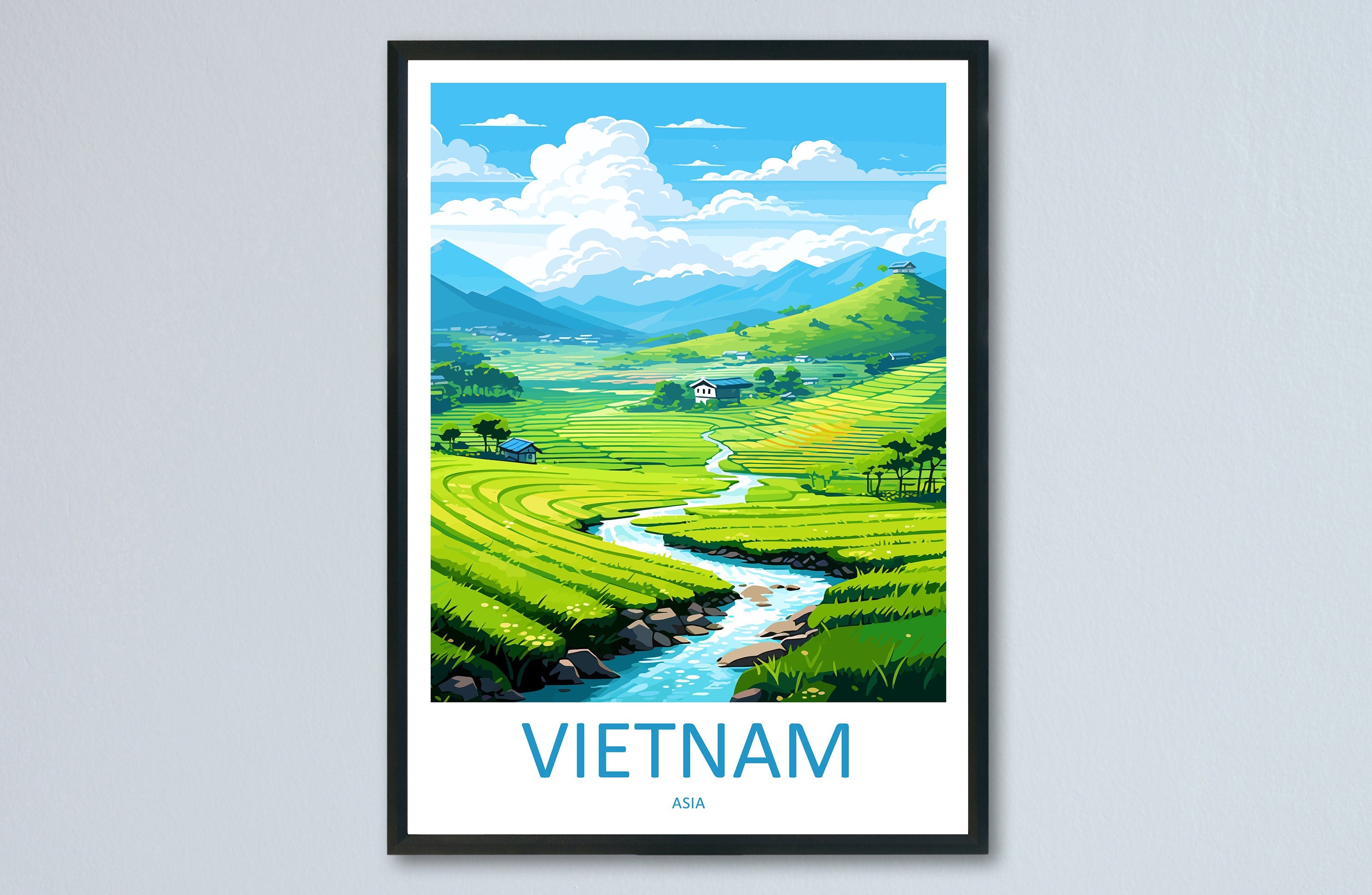 Vietnam Travel Print