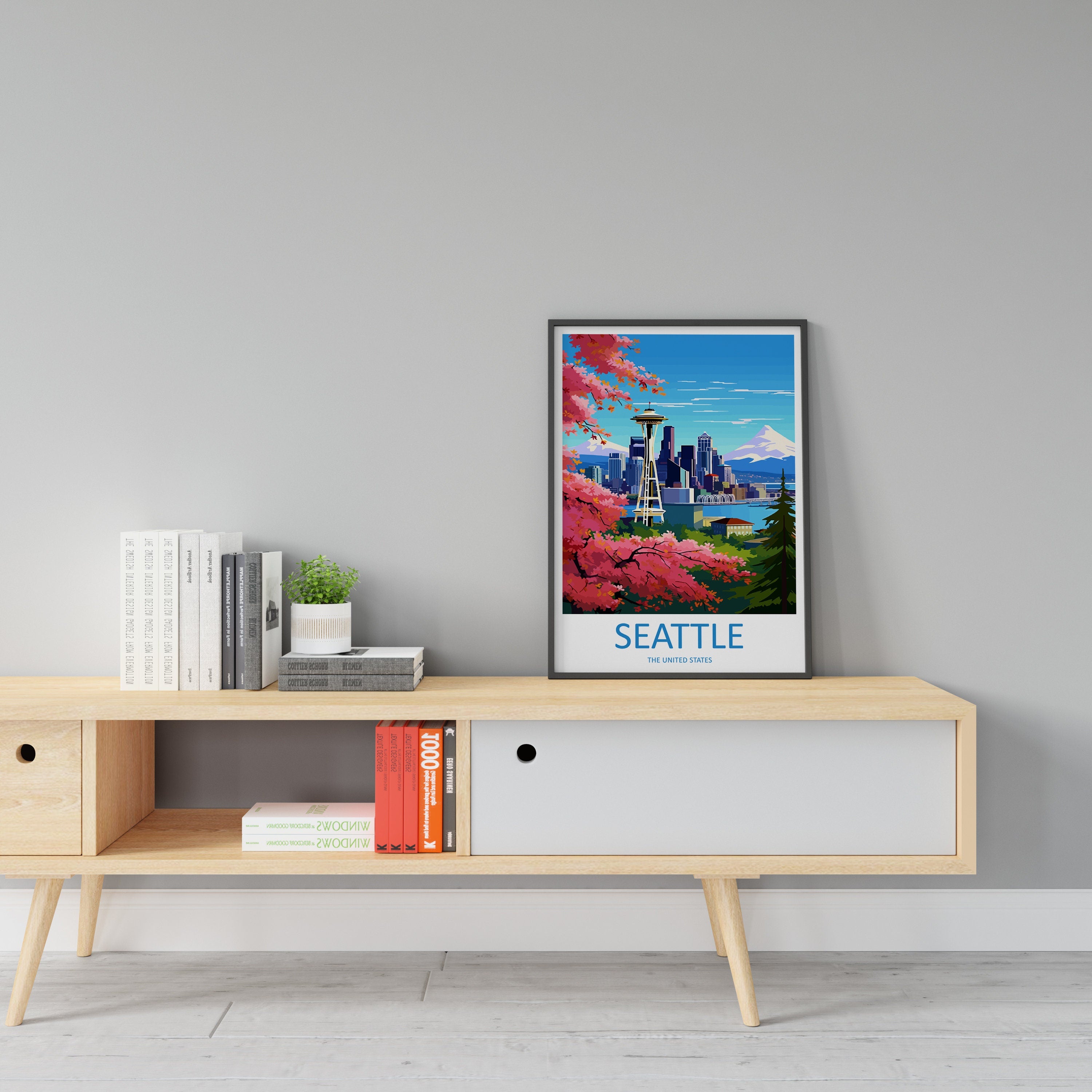 Seattle Travel Print