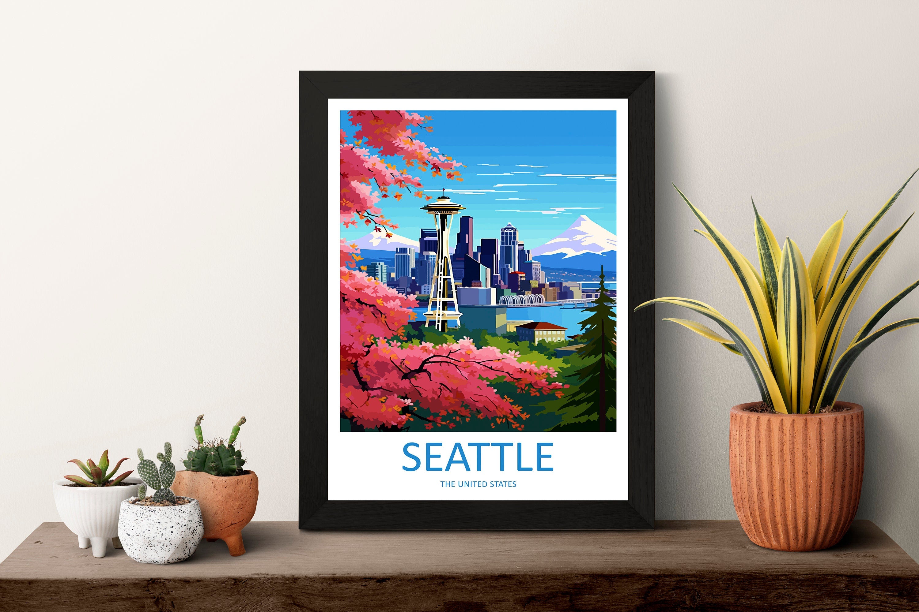 Seattle Travel Print