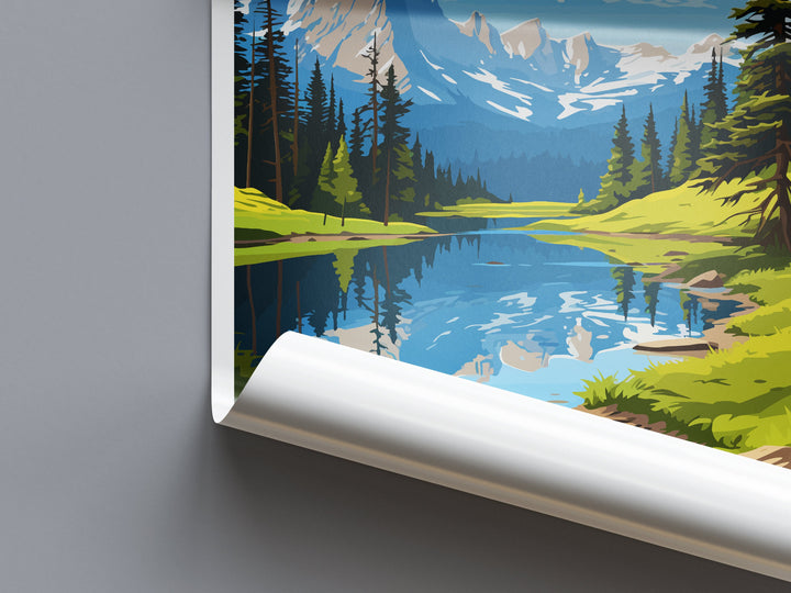 Rocky Mountain National Park Travel Print Wall Art Rocky Mountain Wall Hanging Home Décor Rocky Mountain Gift Art Lovers Colorado Art
