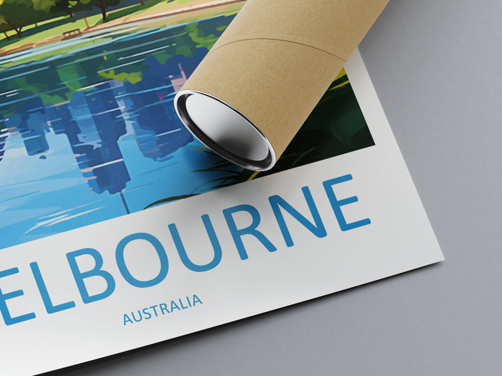 Melbourne Travel Print Wall Art Melbourne Wall Hanging Home Décor Melbourne Gift Art Lovers Wall Art Australia Travel Print