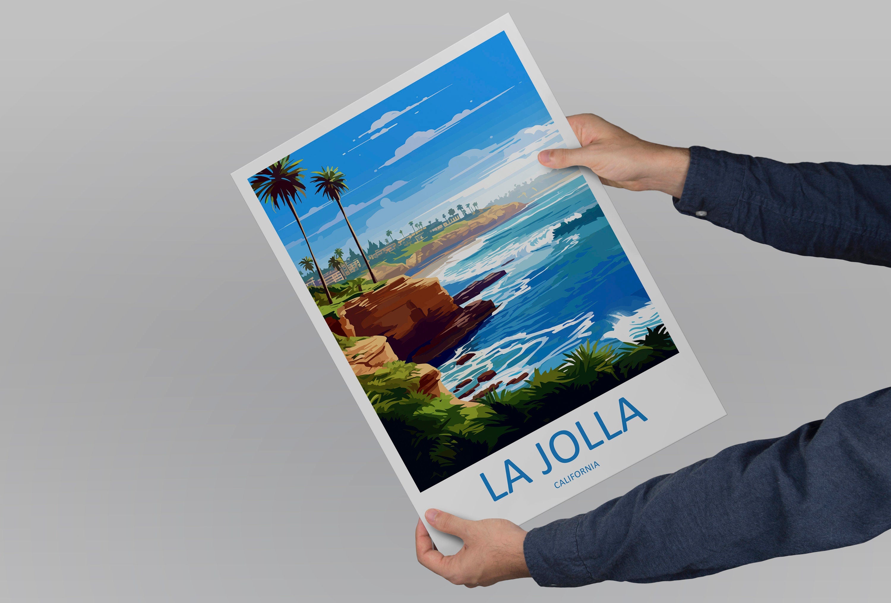 La Jolla Cove Travel Print