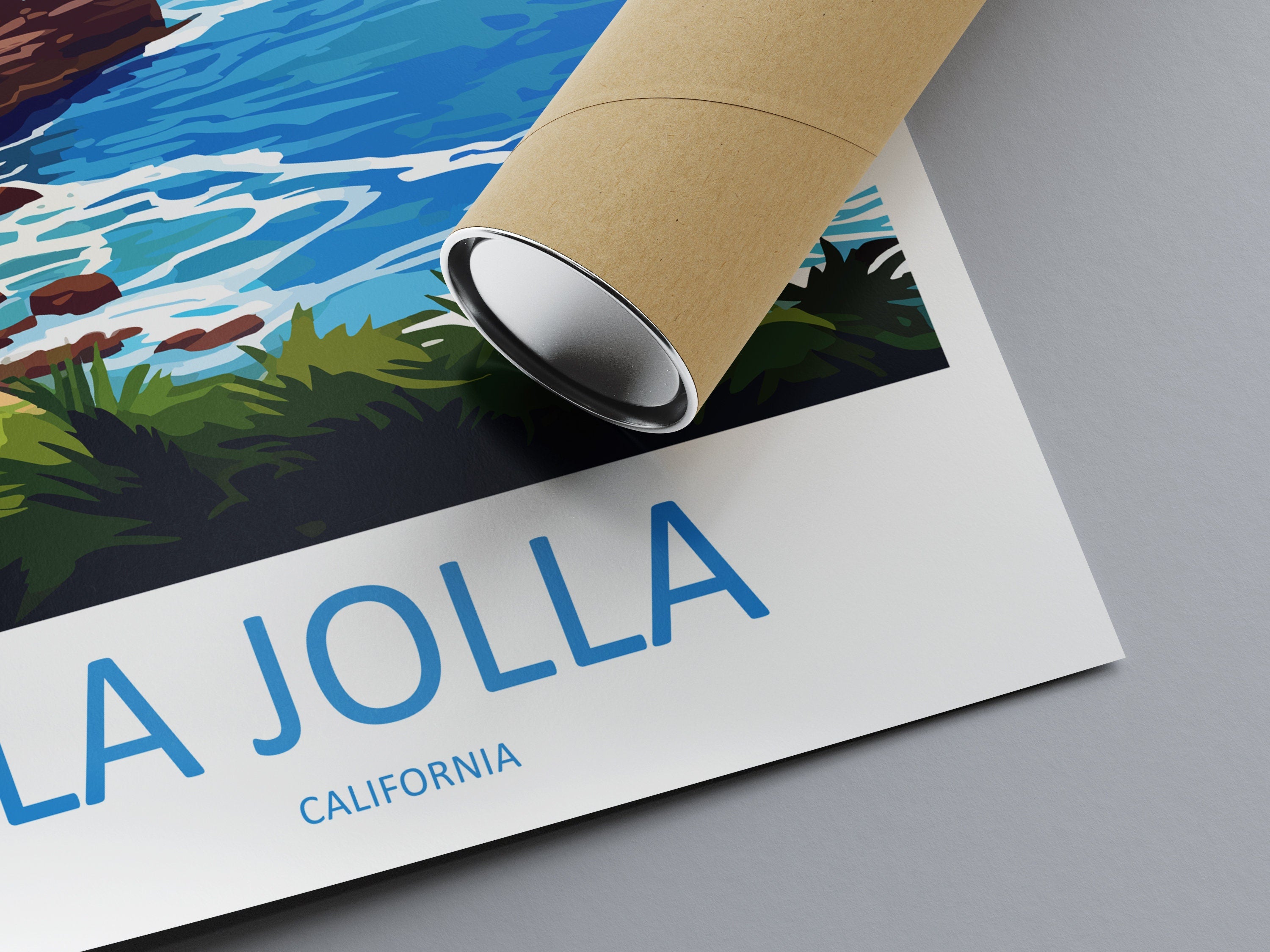 La Jolla Cove Travel Print