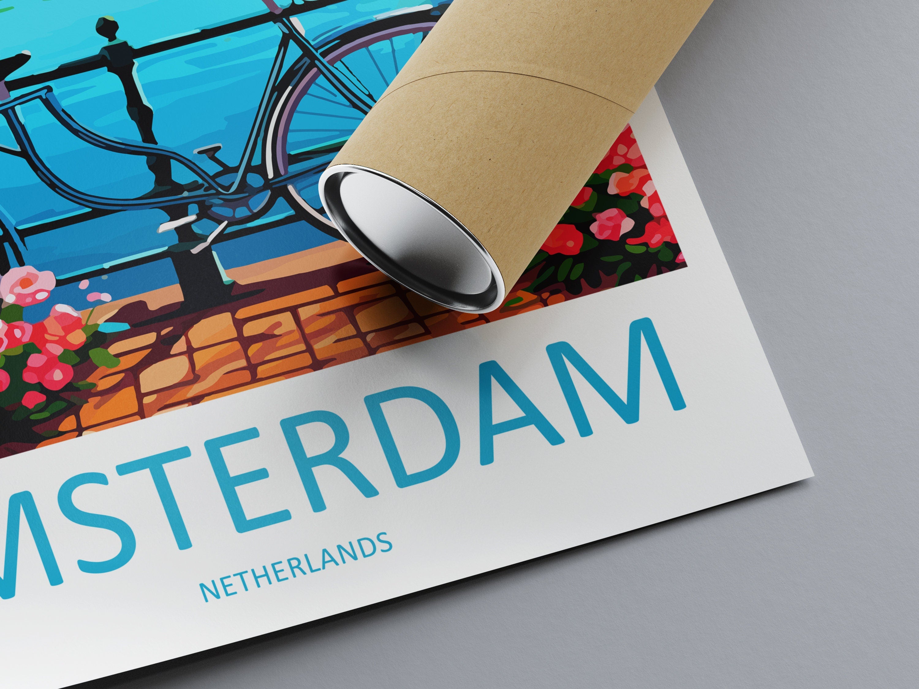 Amsterdam Travel Print