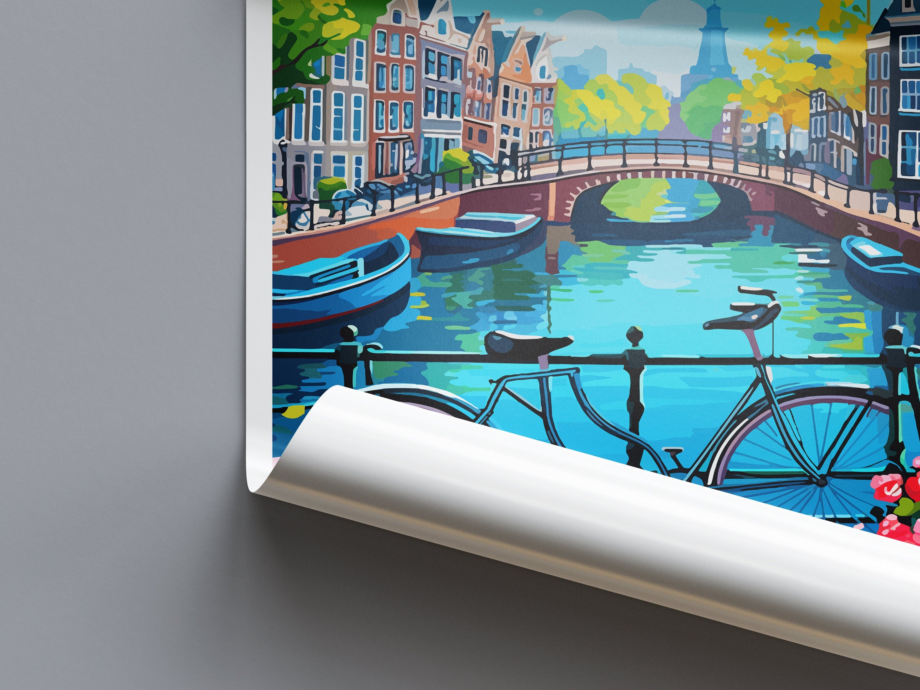 Amsterdam Travel Print