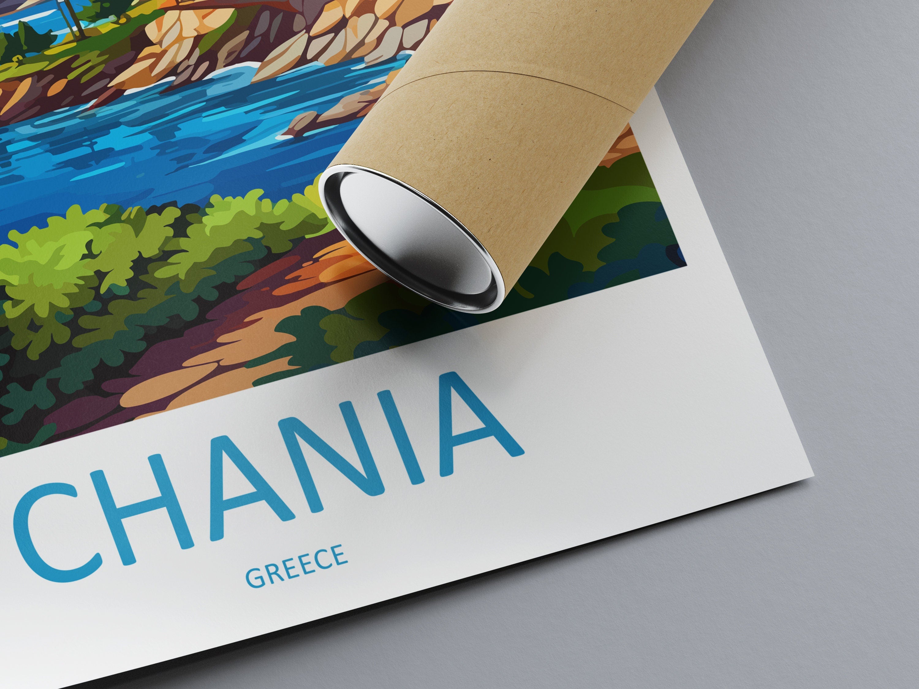 Chania Travel Print